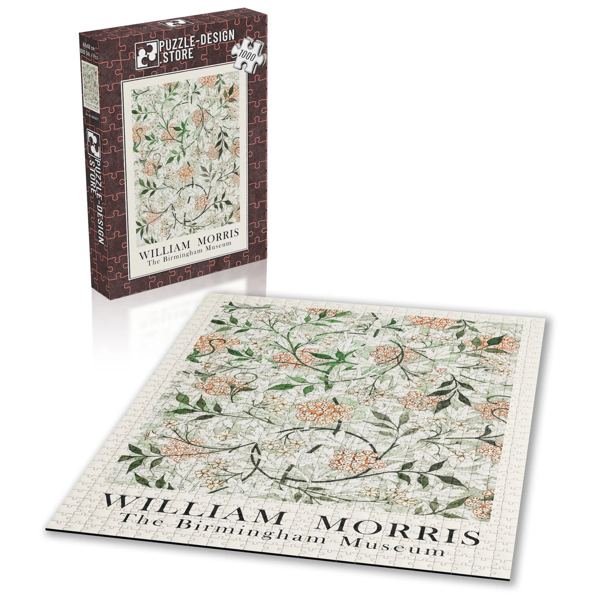 William Morris - Blütenranken in Elfenbein 005 – 1000 Teile – Ansicht 2