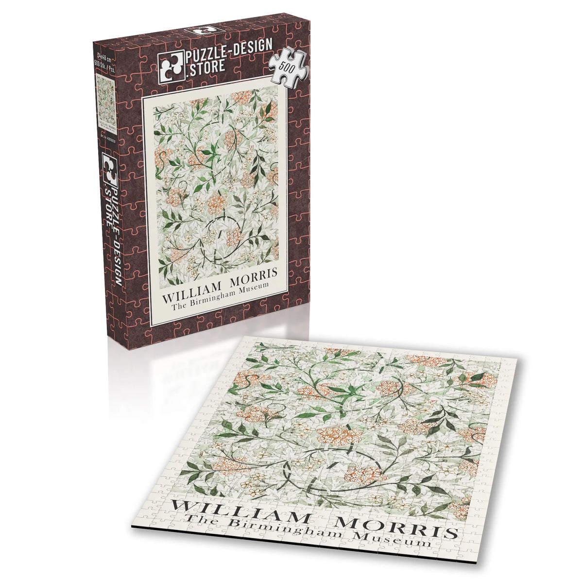 William Morris - Blütenranken in Elfenbein 005 – 500 Teile – Ansicht 2