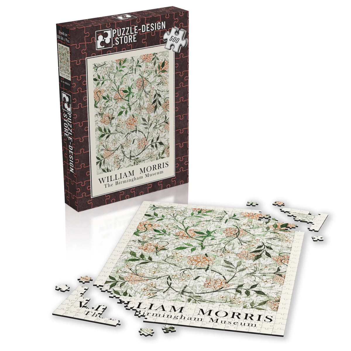 William Morris - Blütenranken in Elfenbein 005 – 500 Teile – Ansicht 4