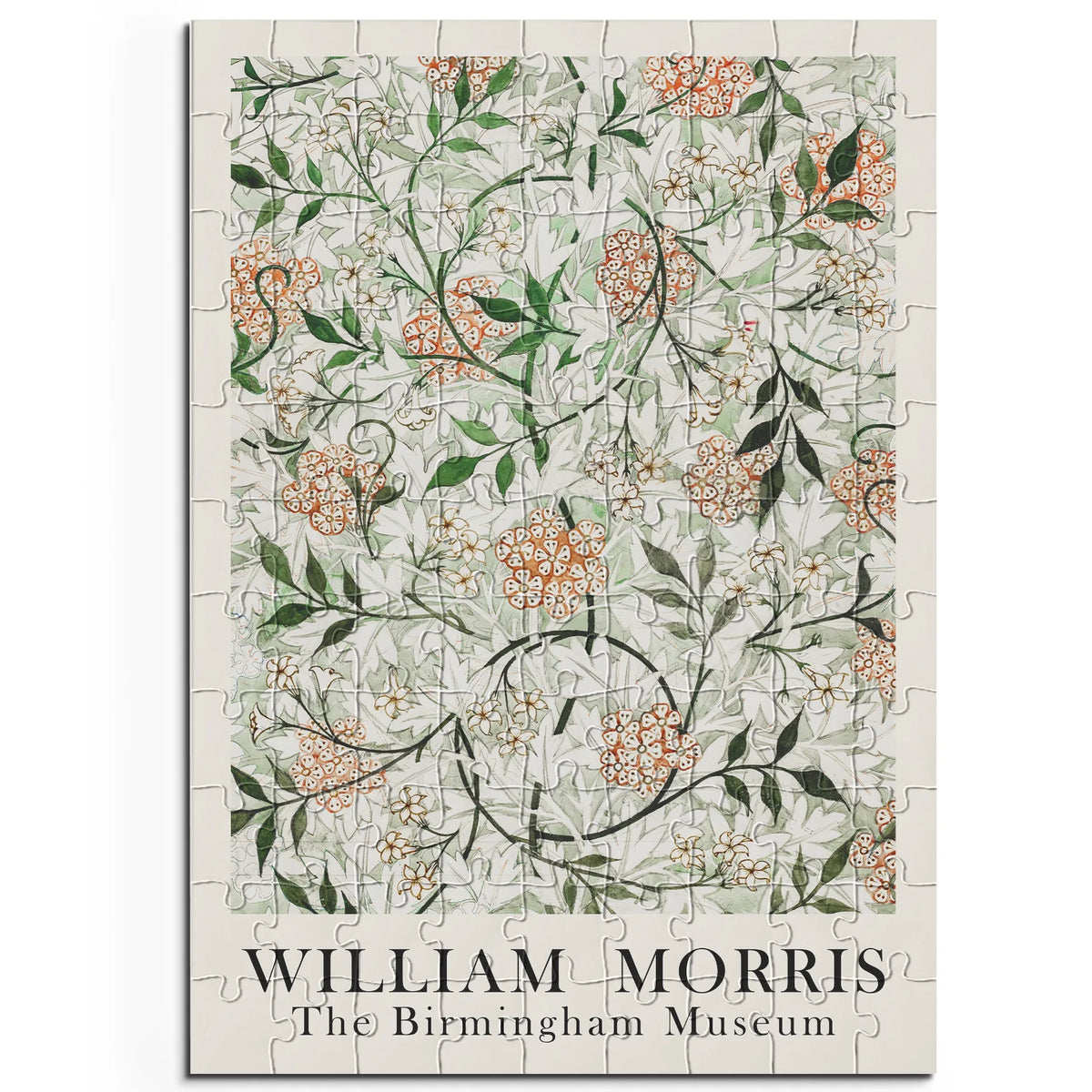 William Morris - Blütenranken in Elfenbein 005 – 100 Teile – Ansicht 1