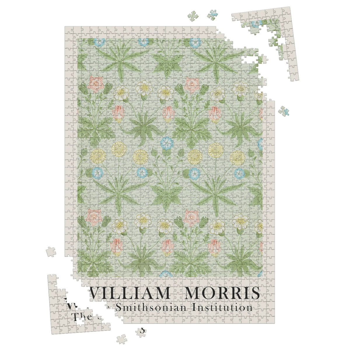 William Morris - Gartenornament in Elfenbein 006 – 1000 Teile – Ansicht 3
