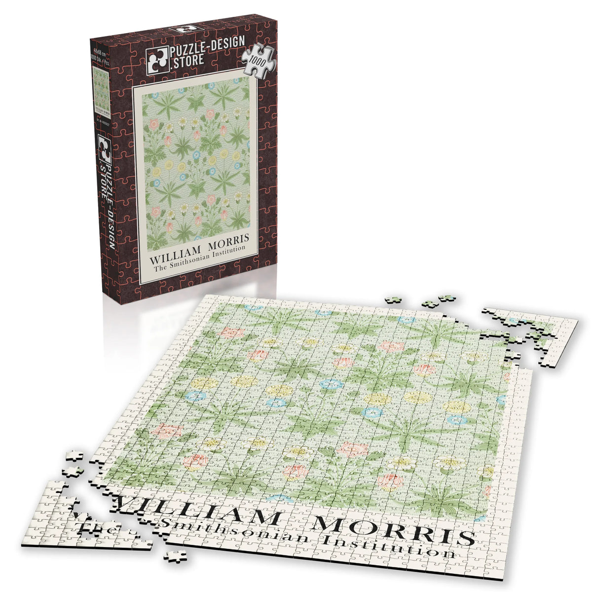 William Morris - Gartenornament in Elfenbein 006 – 1000 Teile – Ansicht 4