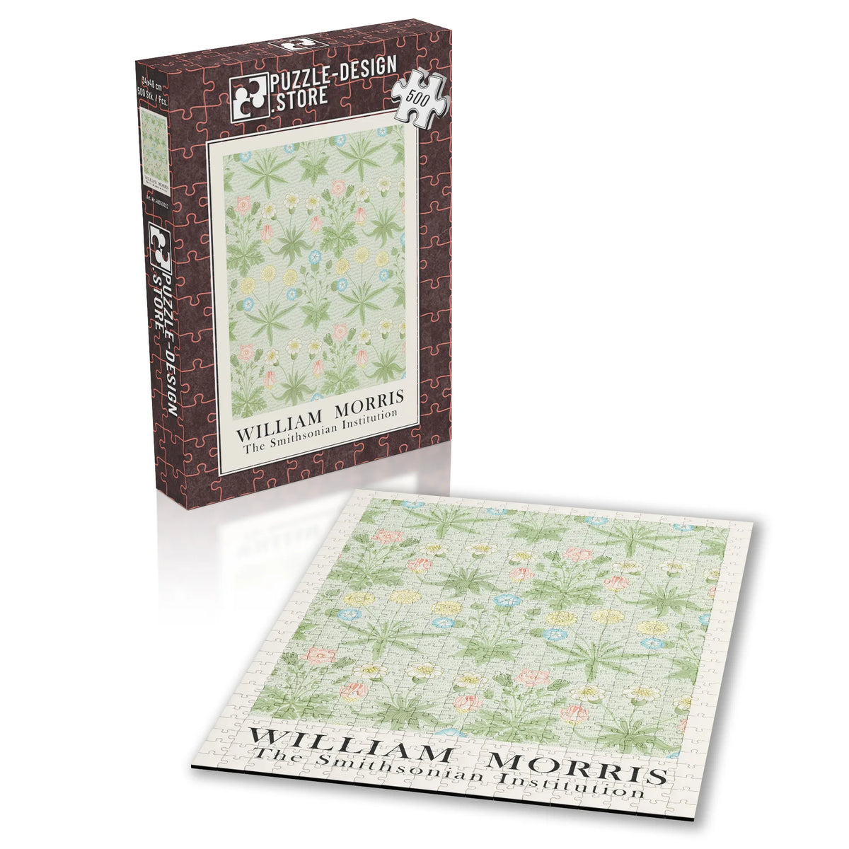 William Morris - Gartenornament in Elfenbein 006 – 500 Teile – Ansicht 2