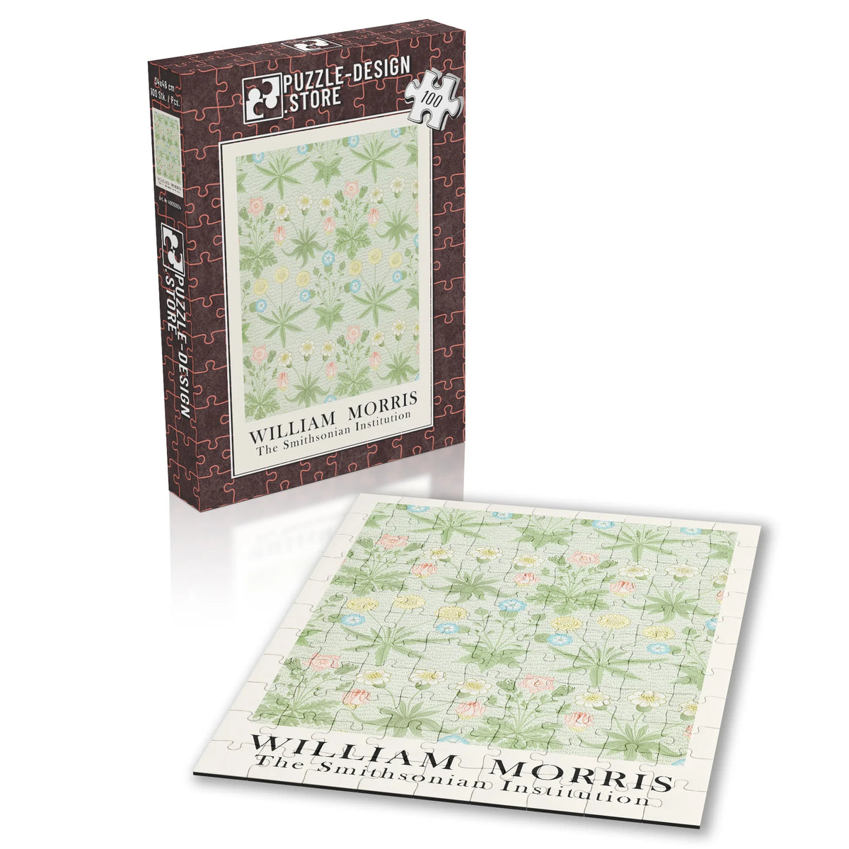 William Morris - Gartenornament in Elfenbein 006 – 100 Teile – Ansicht 2