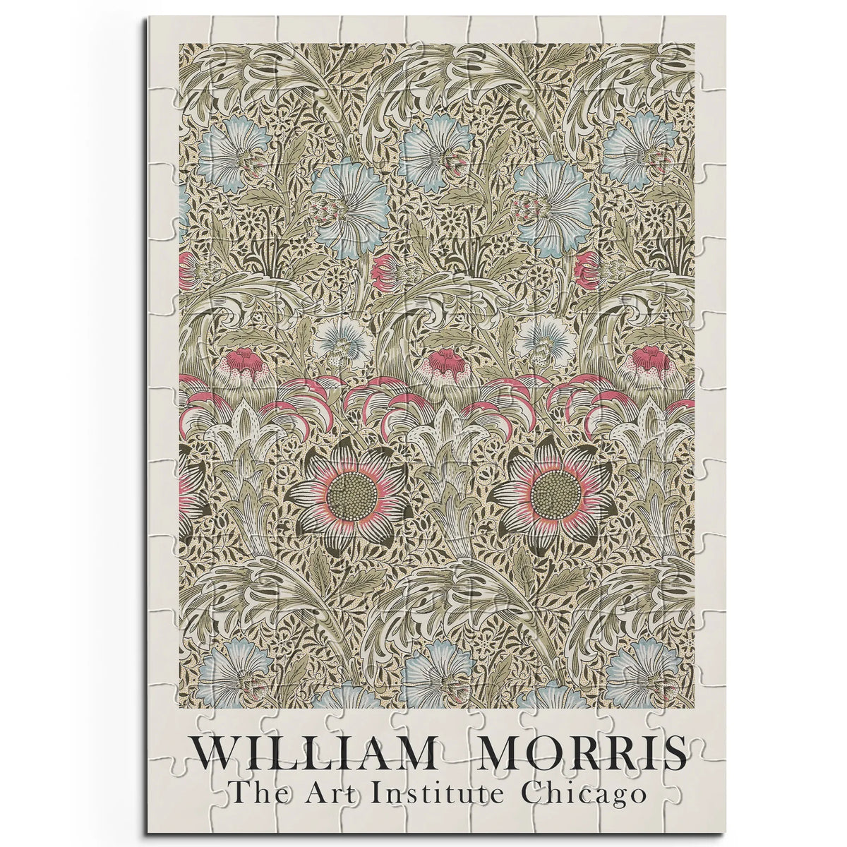 William Morris - Naturarabeske in Gold – 100 Teile – Ansicht 1