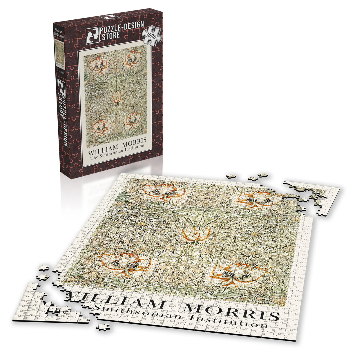 William Morris - Blütengarten in Gold – 1000 Teile – Ansicht 4