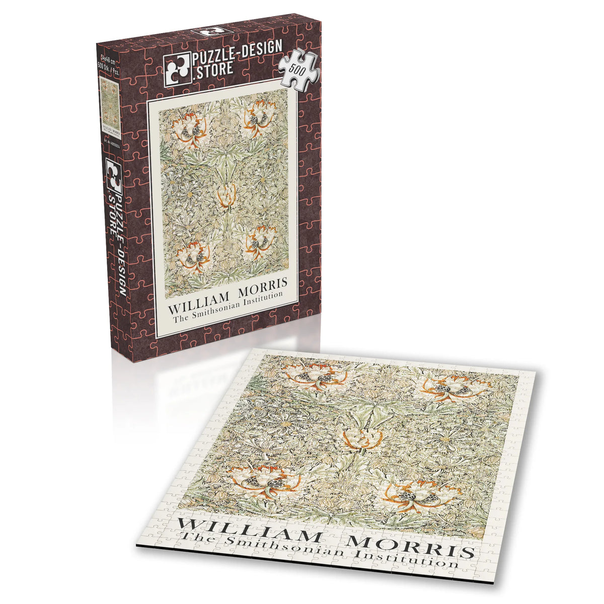William Morris - Blütengarten in Gold – 500 Teile – Ansicht 2