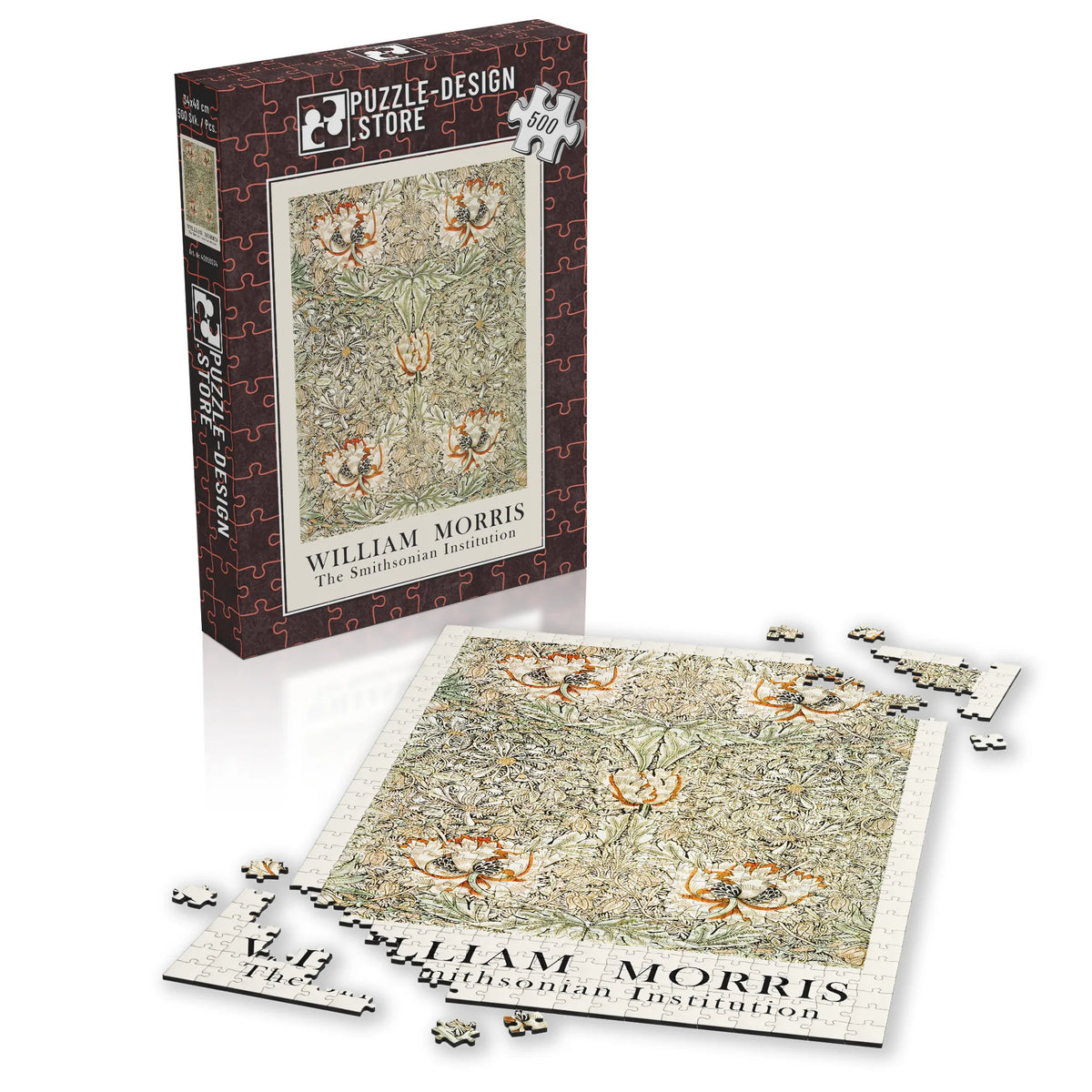 William Morris - Blütengarten in Gold – 500 Teile – Ansicht 4