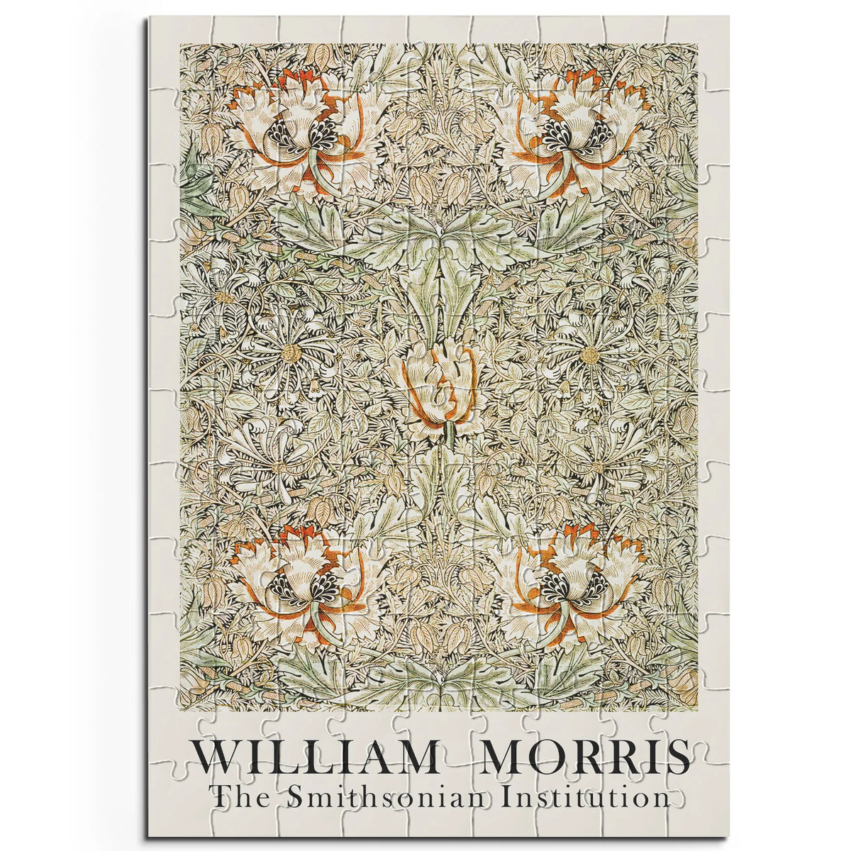William Morris - Blütengarten in Gold – 100 Teile – Ansicht 1