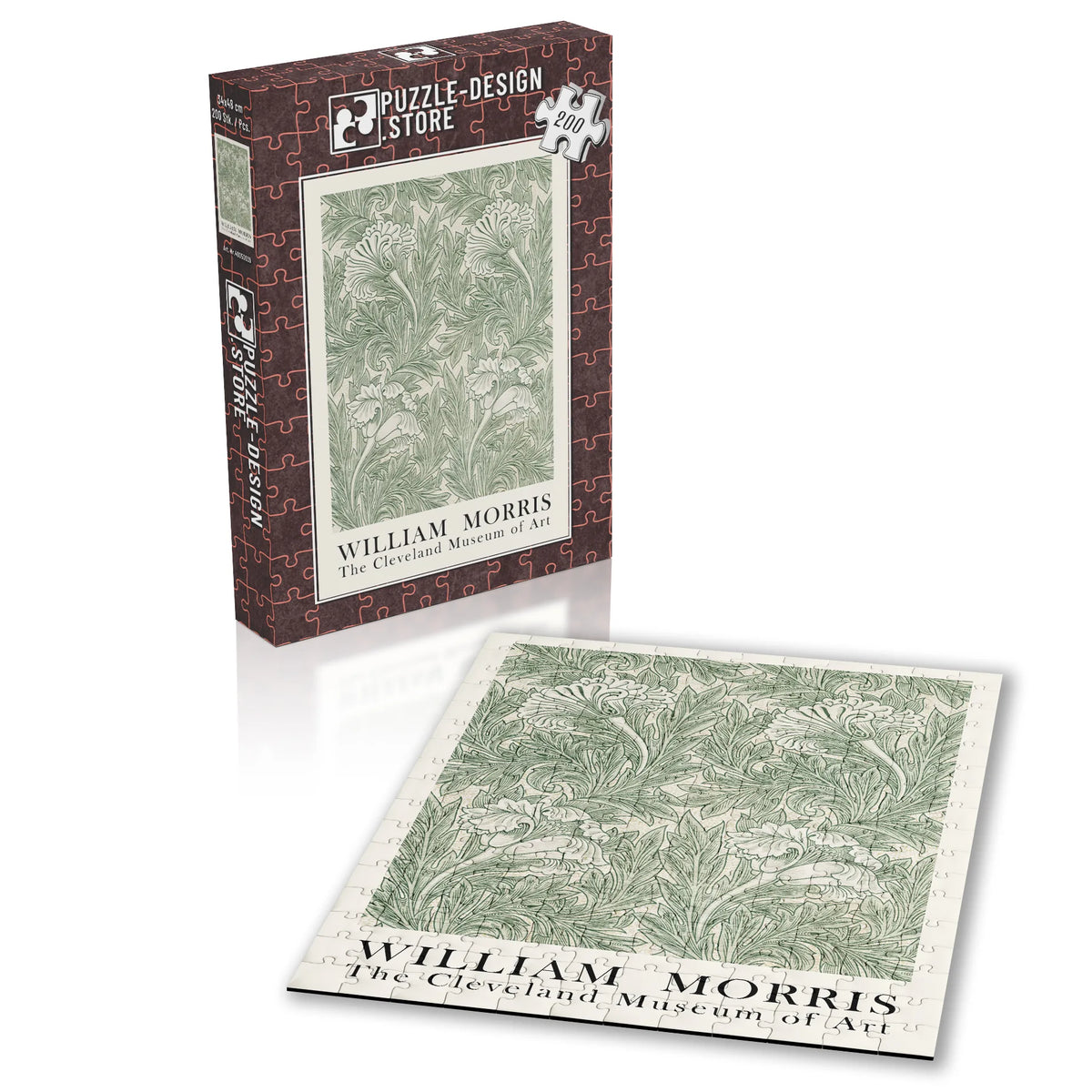 William Morris - Rankenornament in Elfenbein – 200 Teile – Ansicht 2