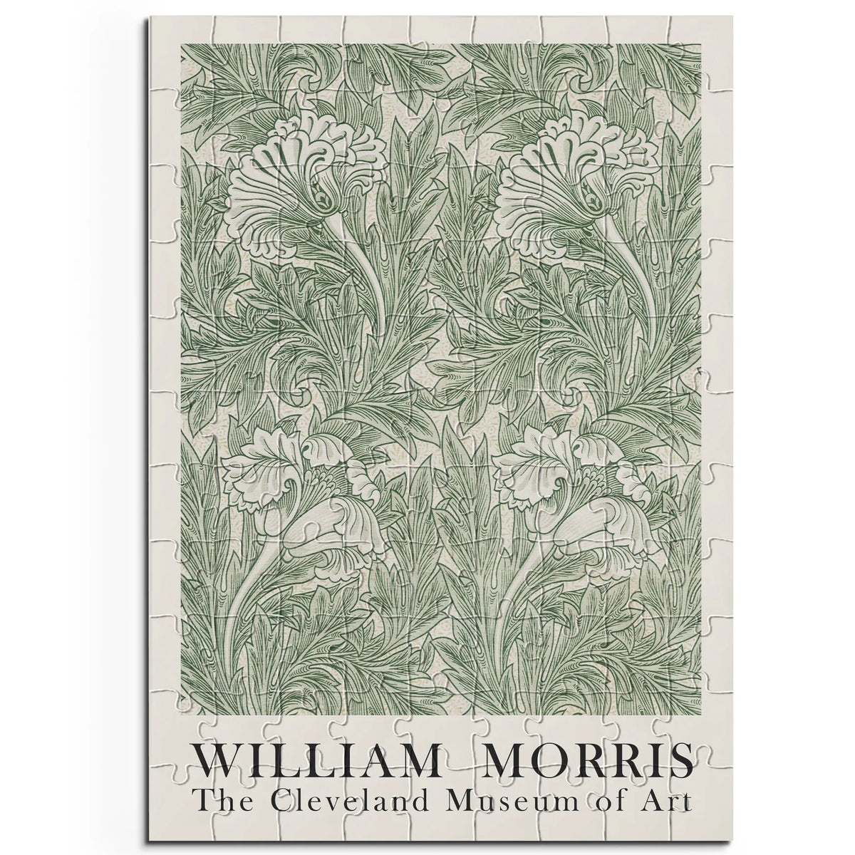 William Morris - Rankenornament in Elfenbein – 100 Teile – Ansicht 1