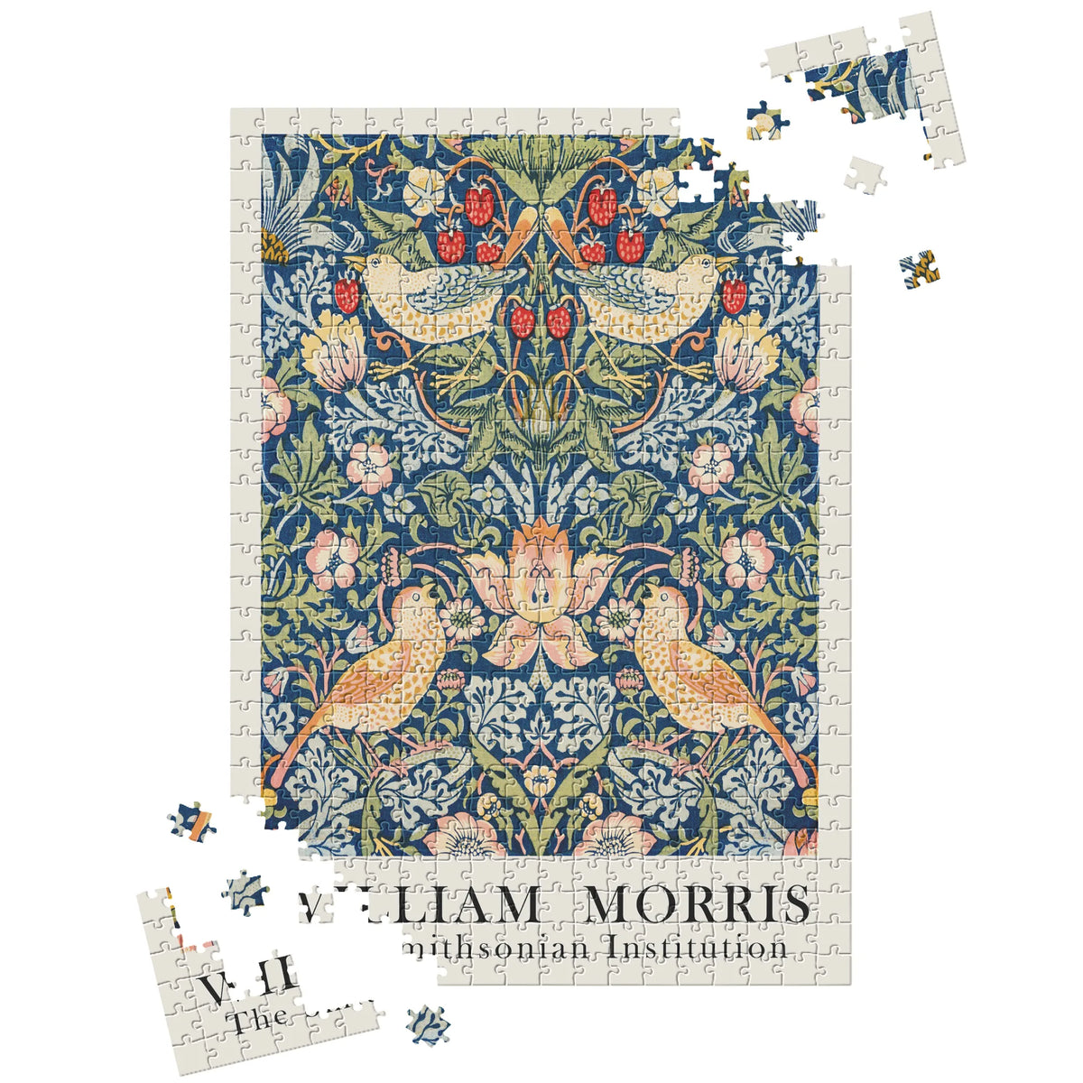 William Morris - Textilblüten in Graphit – 500 Teile – Ansicht 3