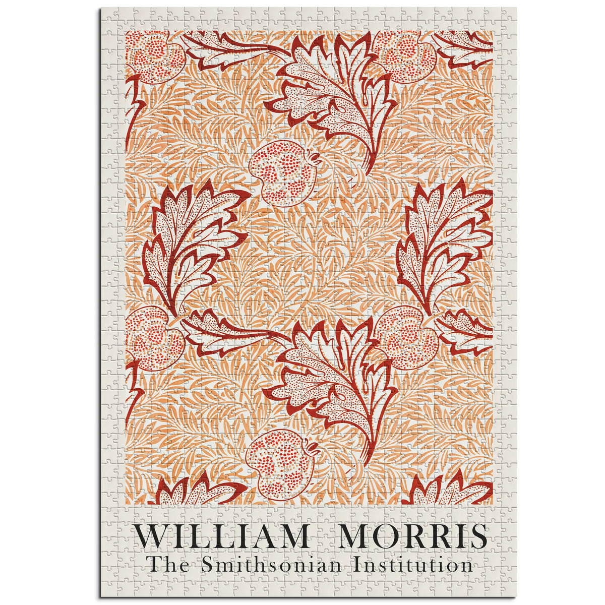 William Morris - Laubwerk in Orange – 1000 Teile – Ansicht 1