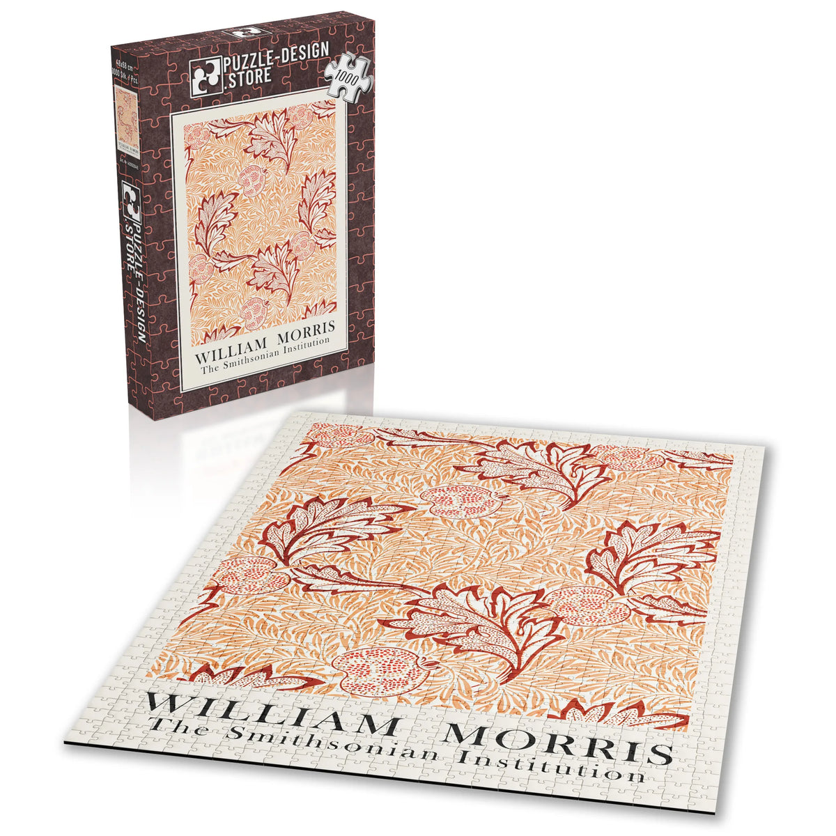 William Morris - Laubwerk in Orange – 1000 Teile – Ansicht 2