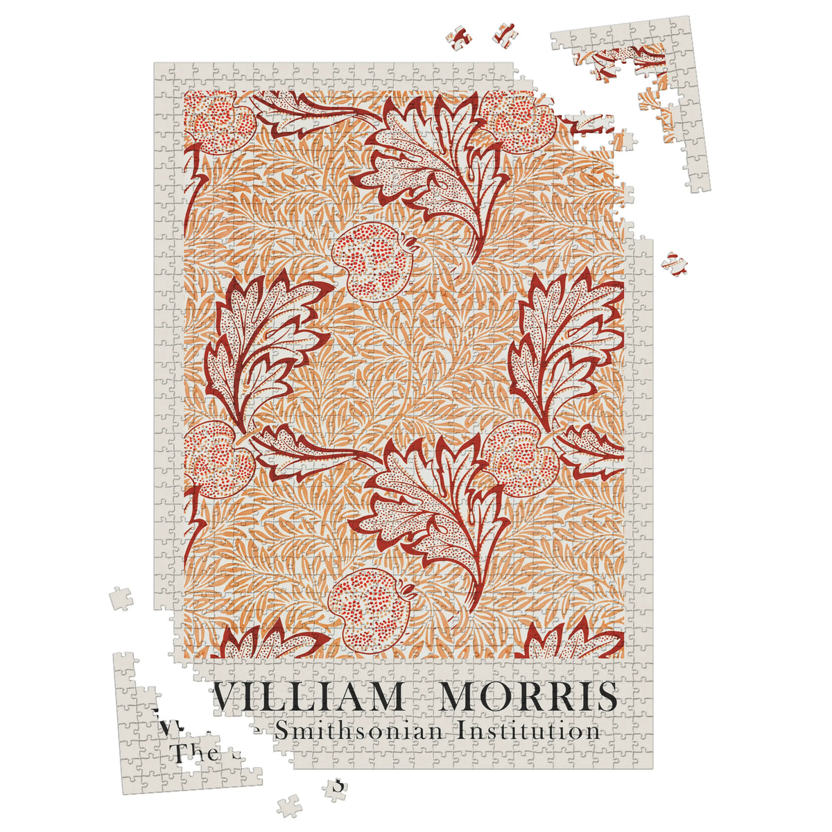 William Morris - Laubwerk in Orange – 1000 Teile – Ansicht 3