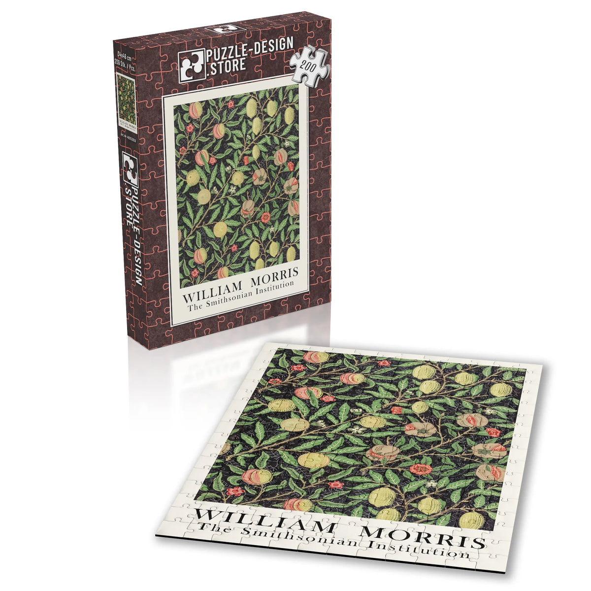 William Morris - Floralgewebe in Gold – 200 Teile – Ansicht 2