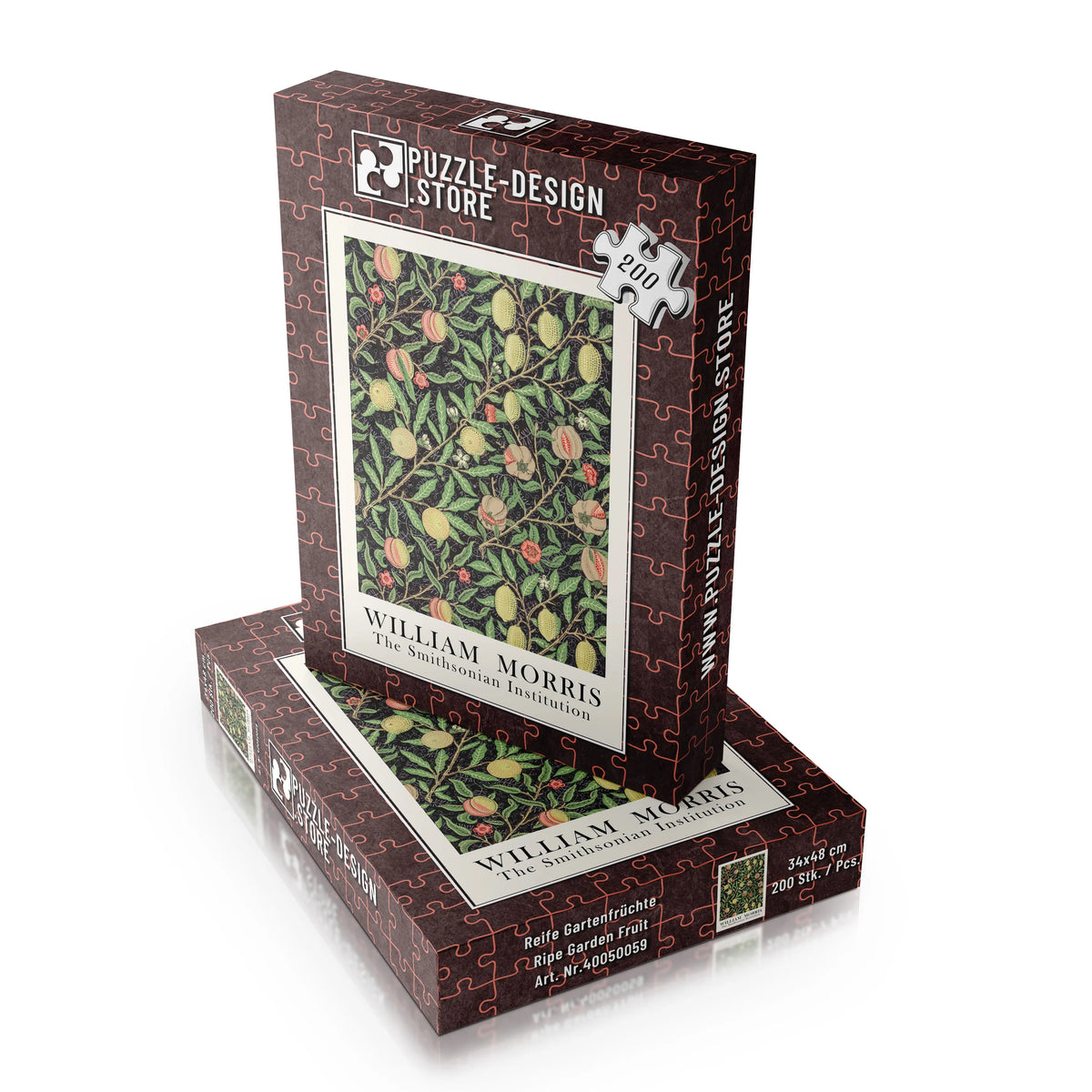 William Morris - Floralgewebe in Gold – 200 Teile – Ansicht 4