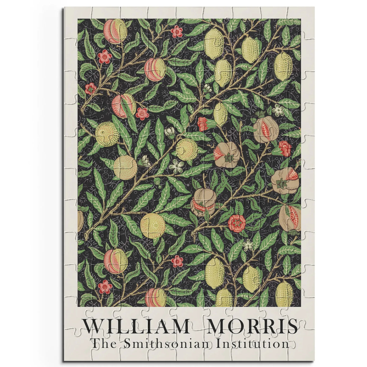 William Morris - Floralgewebe in Gold – 100 Teile – Ansicht 1