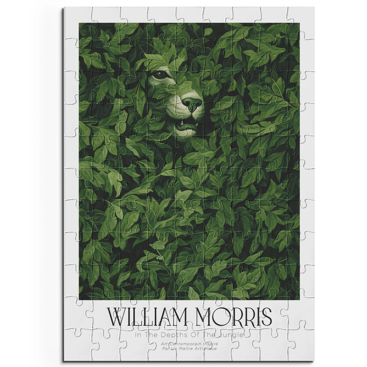 William Morris - Laubwerk in Grün – 100 Teile – Ansicht 1