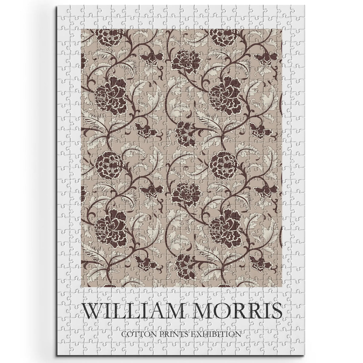 William Morris - Zartes Ornament in Taupe – 500 Teile – Ansicht 1