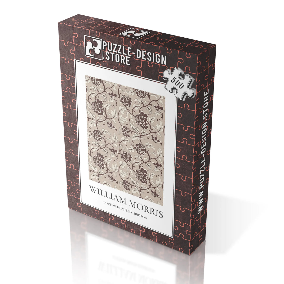 William Morris - Zartes Ornament in Taupe – 500 Teile – Ansicht 5