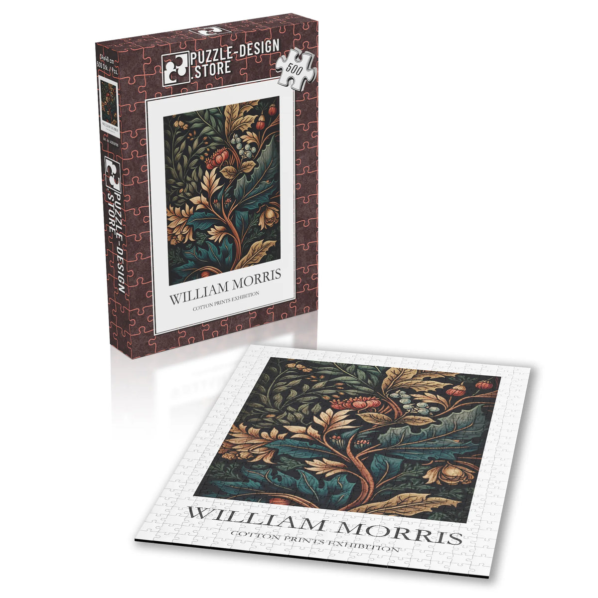 William Morris - Herbstliche Blätter und Blüten – 500 Teile – Ansicht 2