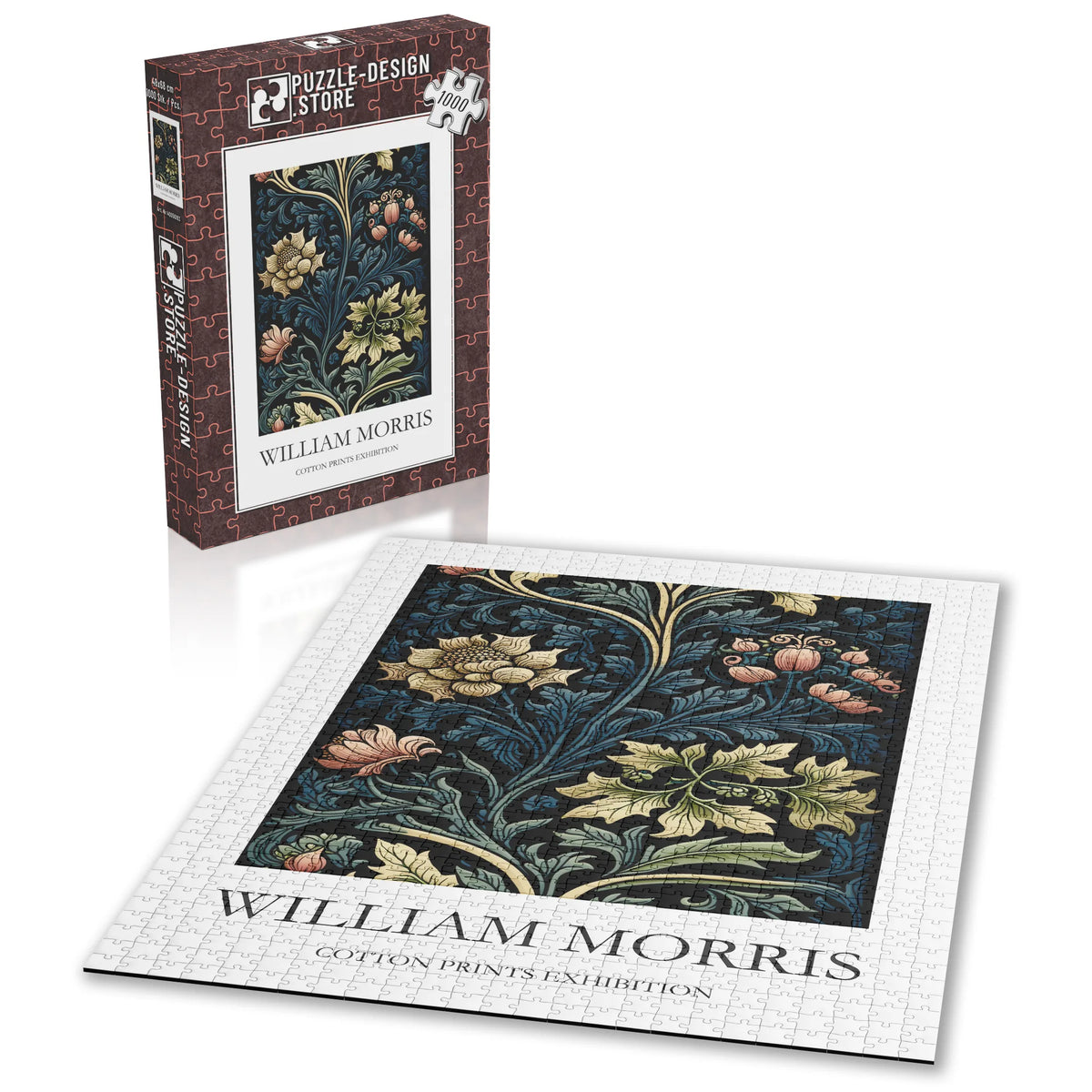 William Morris - Blütenzweige im Nachtgarten – 1000 Teile – Ansicht 2