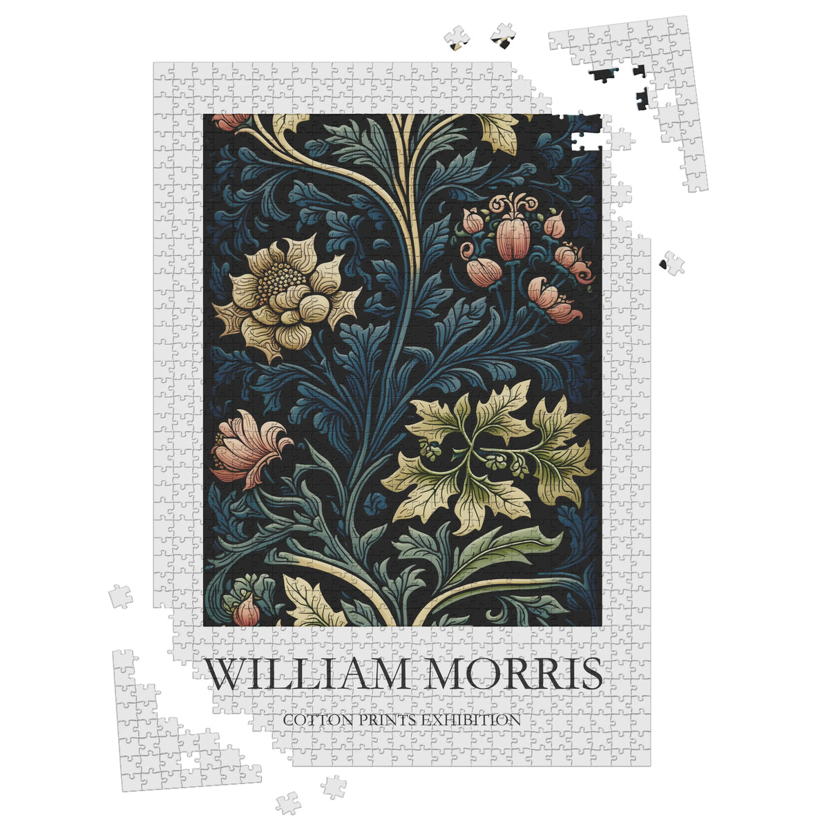 William Morris - Blütenzweige im Nachtgarten – 1000 Teile – Ansicht 3