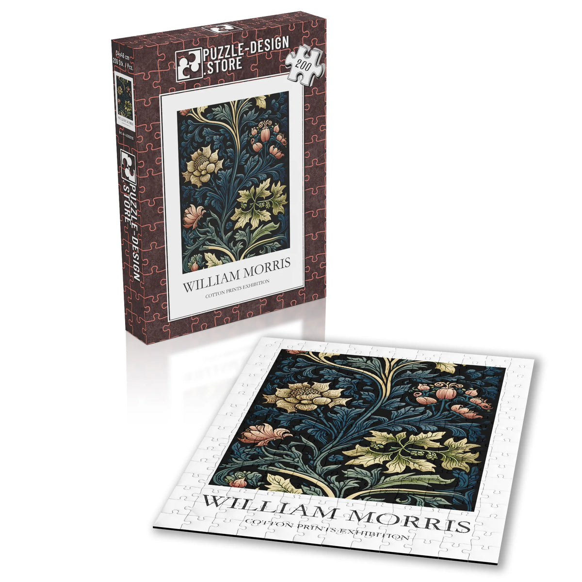 William Morris - Blütenzweige im Nachtgarten – 200 Teile – Ansicht 2