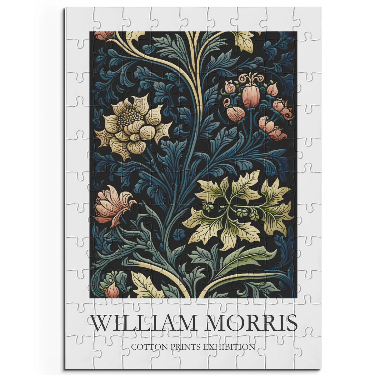 William Morris - Blütenzweige im Nachtgarten – 100 Teile – Ansicht 1