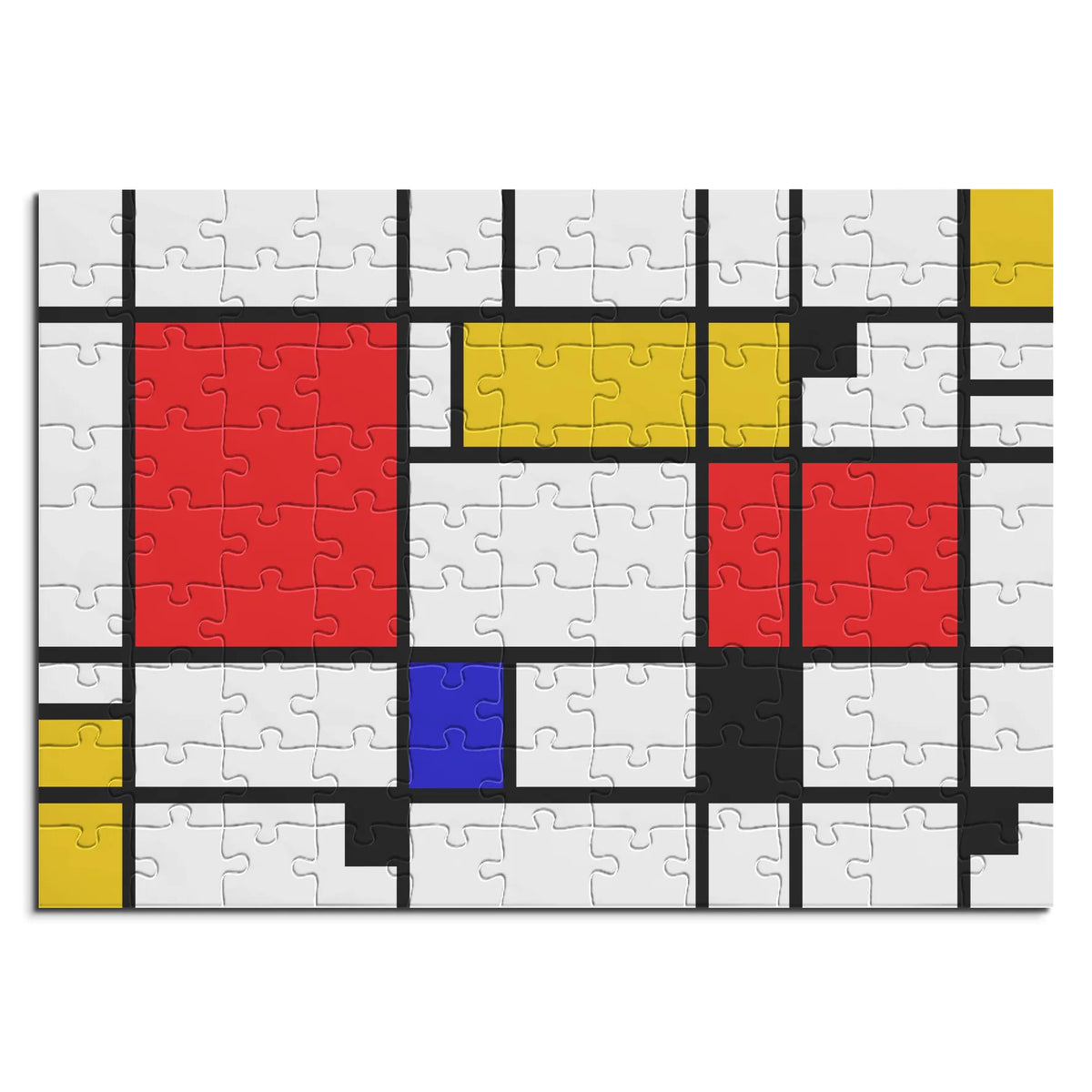 Primärfarben im Raster – Bauhaus – 100 Teile, Ansicht 1