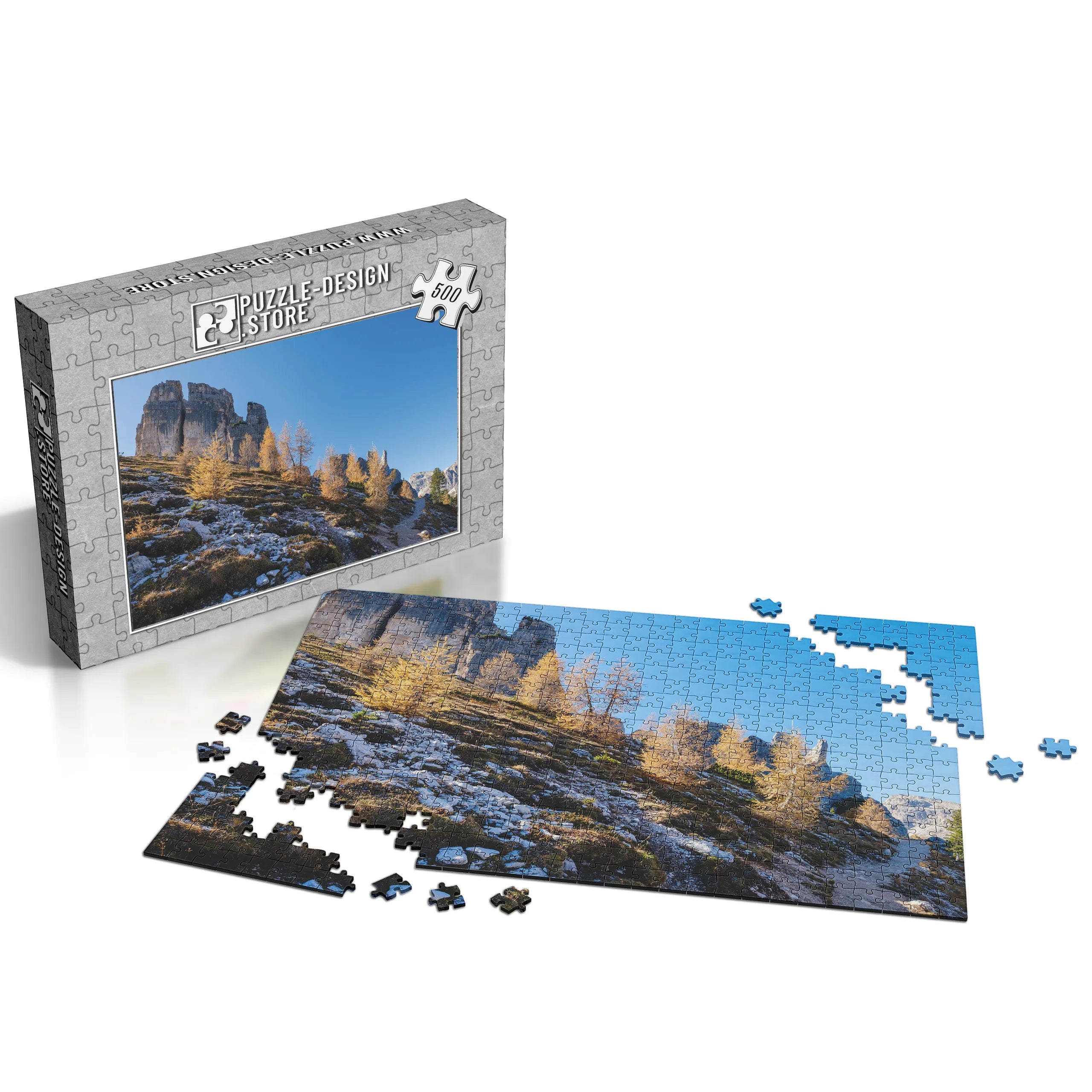 sentier de montagne d'automne