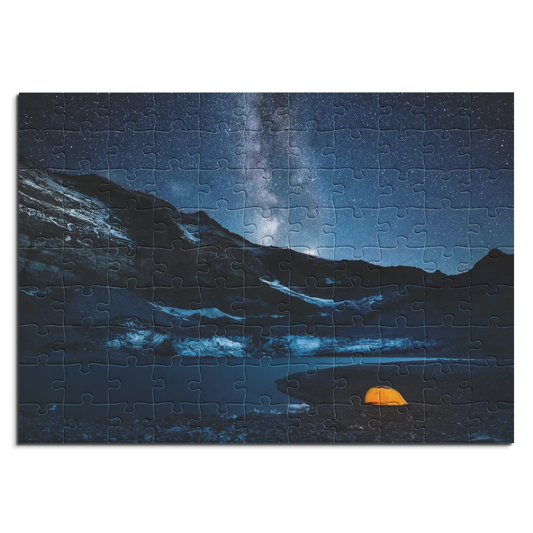 La Voie lactée au-dessus des glaciers