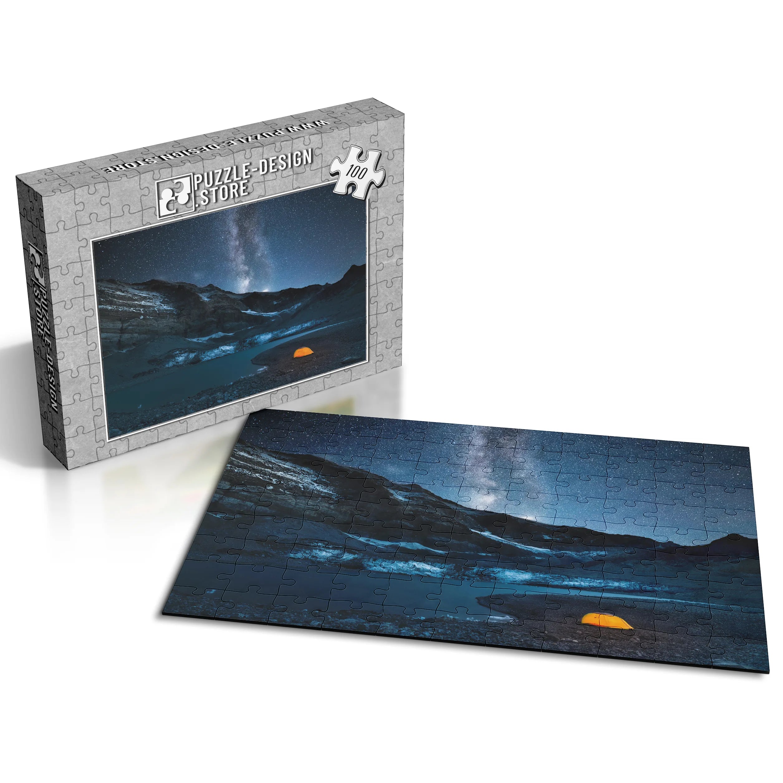 La Voie lactée au-dessus des glaciers