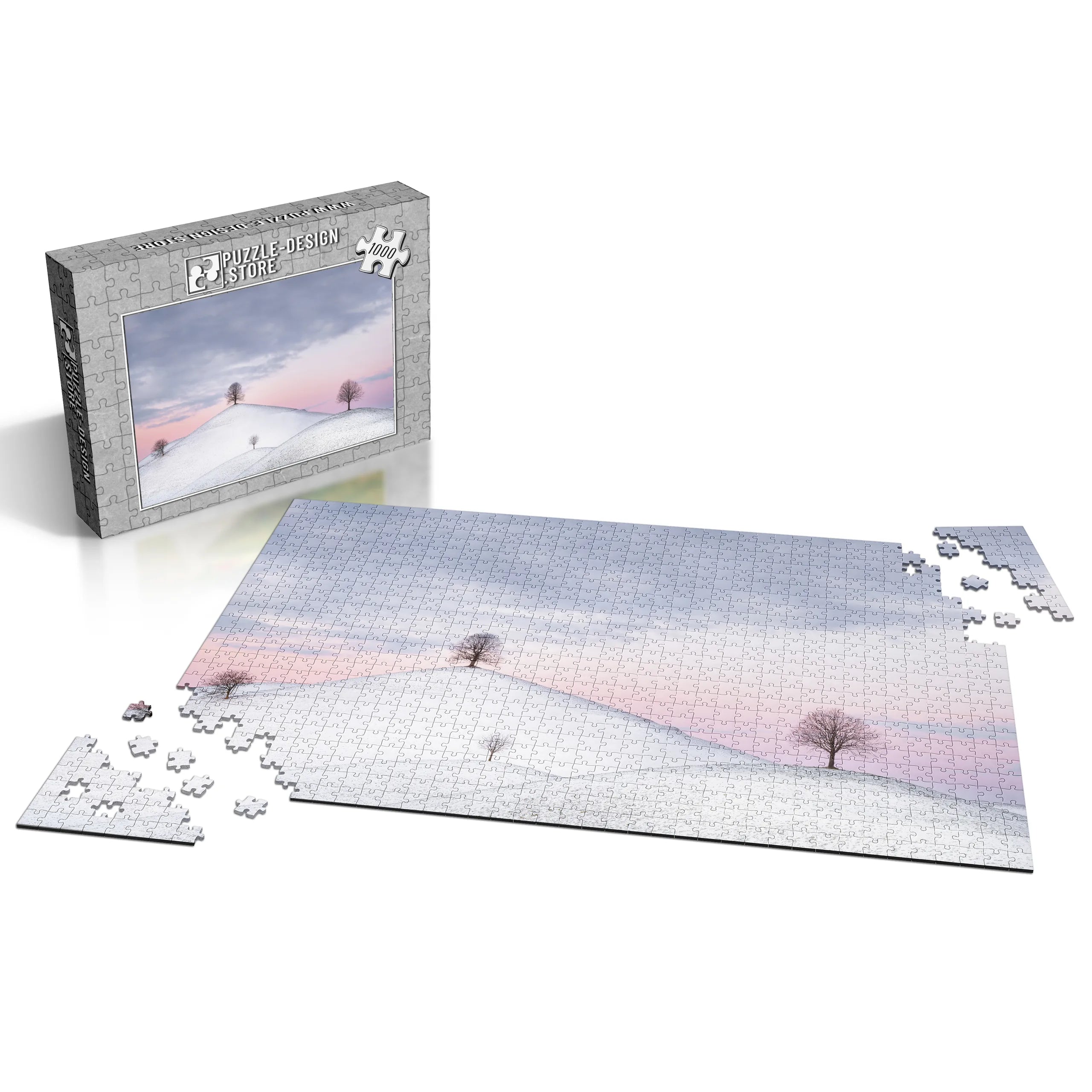 Winterliche Baumhügel