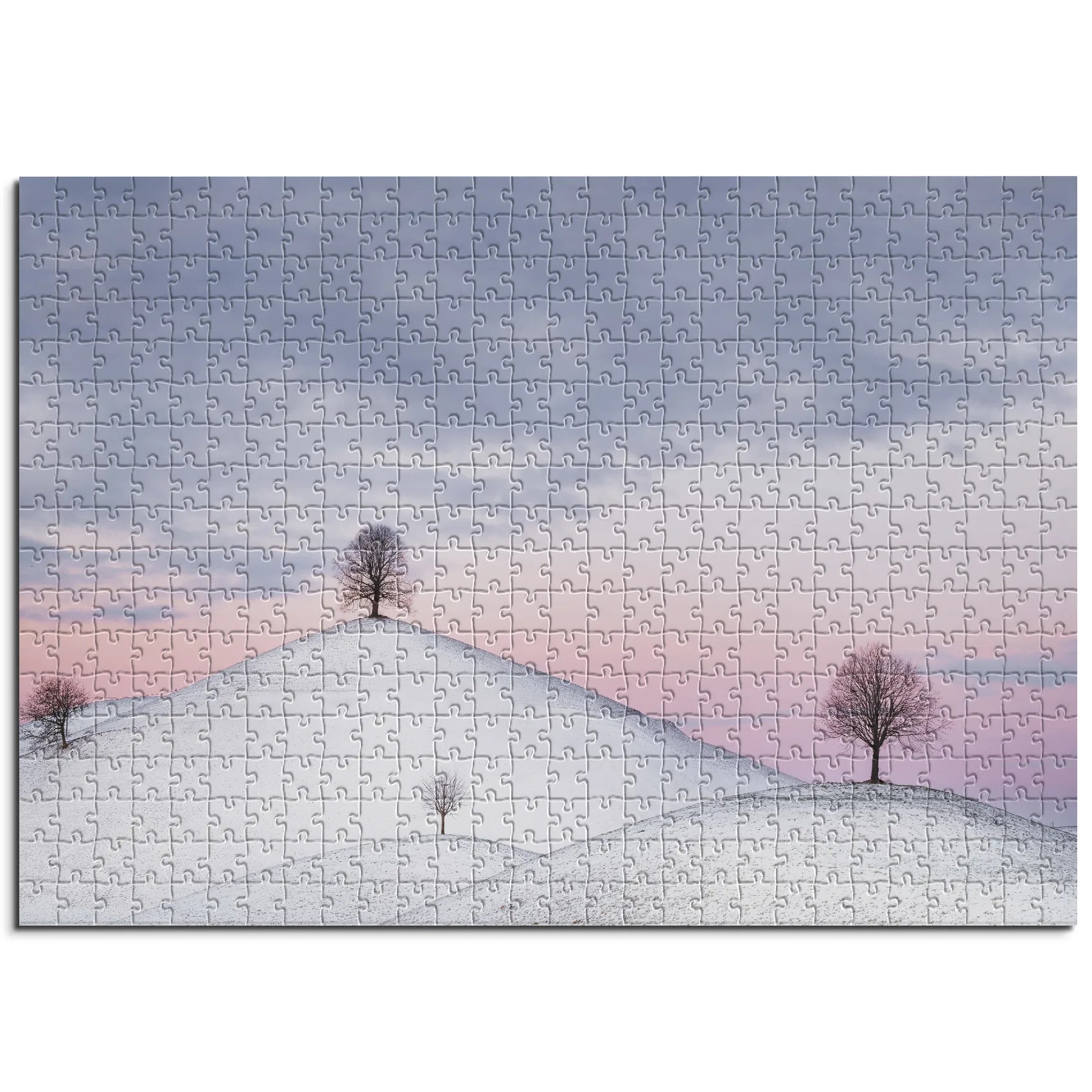 Winterliche Baumhügel