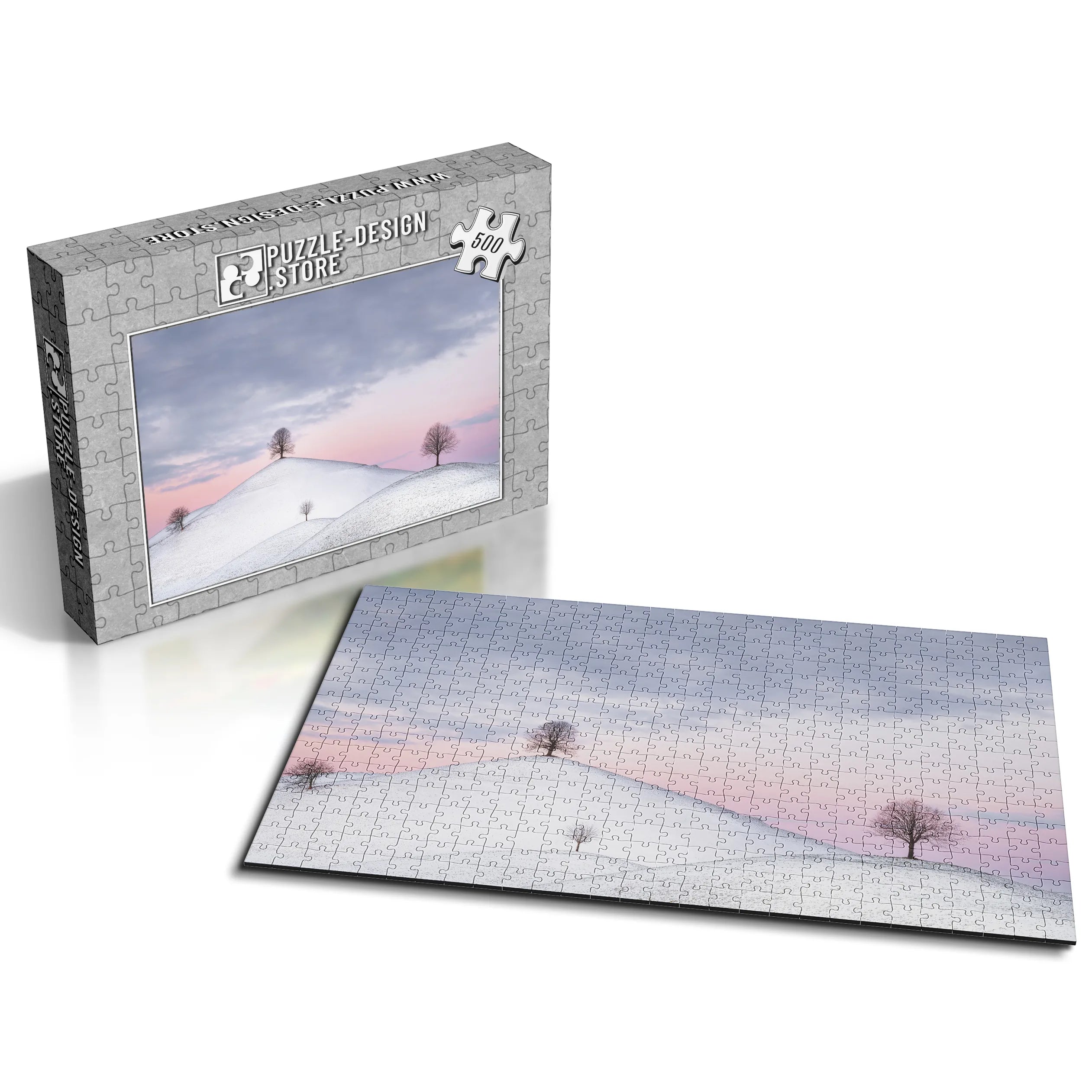 Winterliche Baumhügel