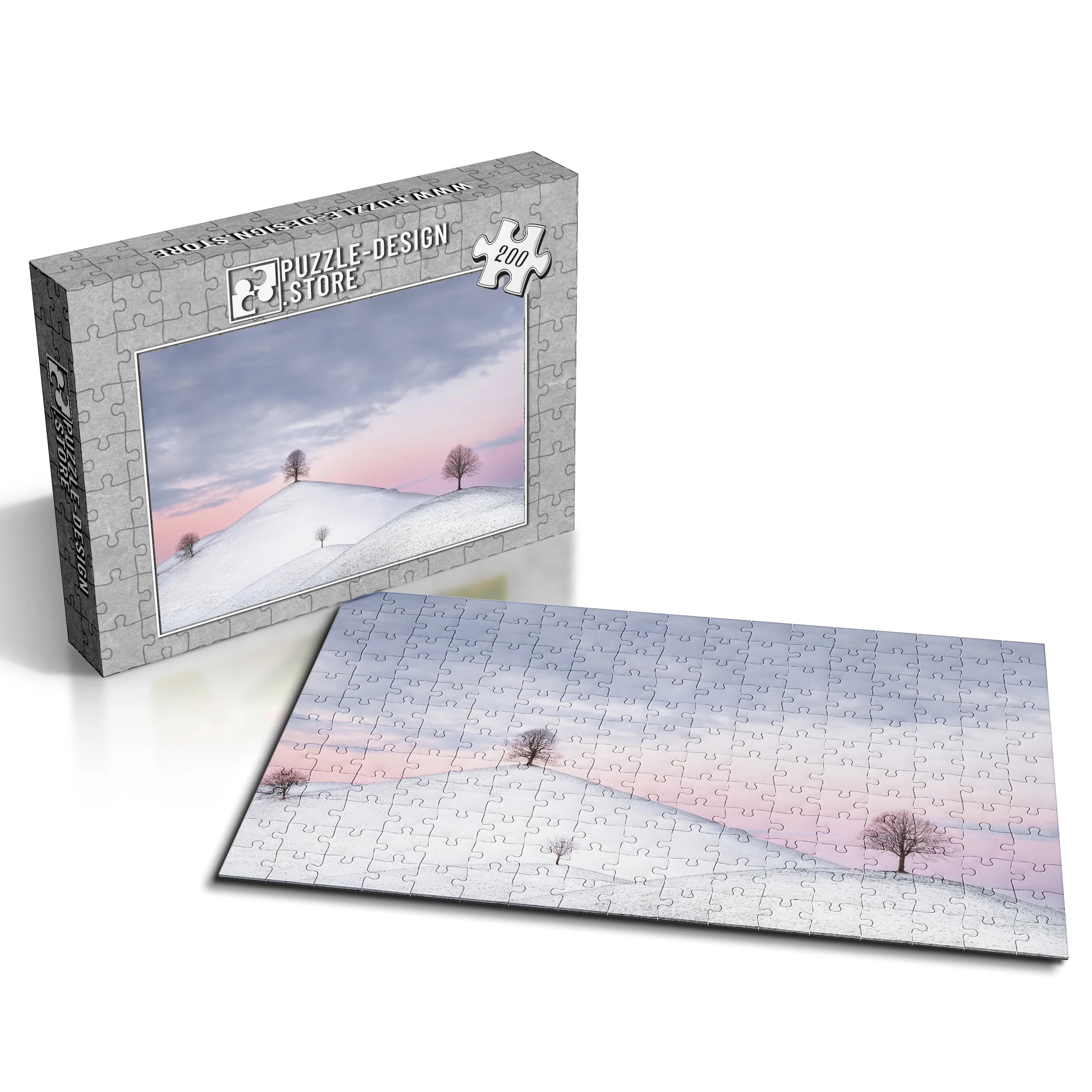 Winterliche Baumhügel