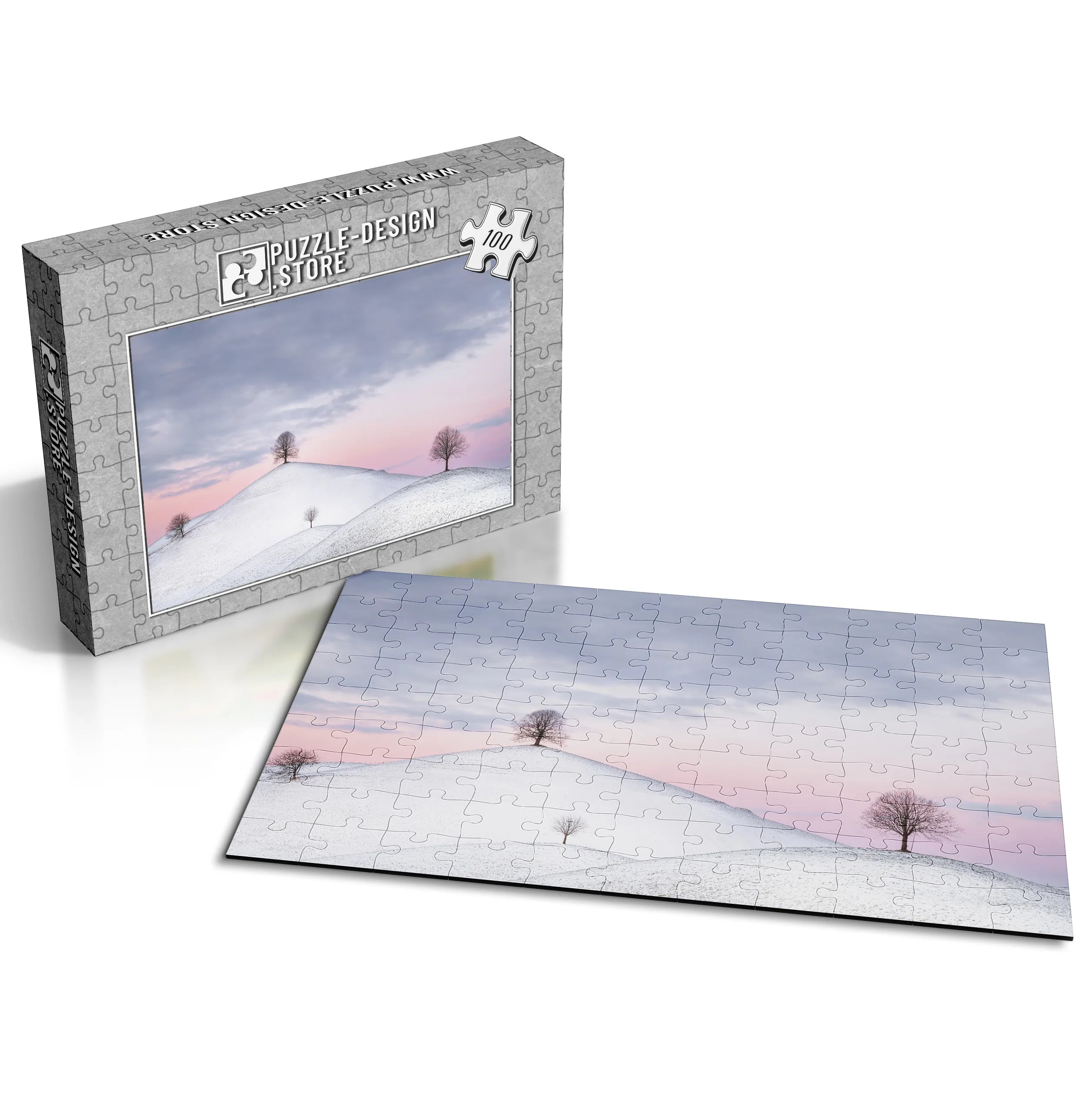 Winterliche Baumhügel