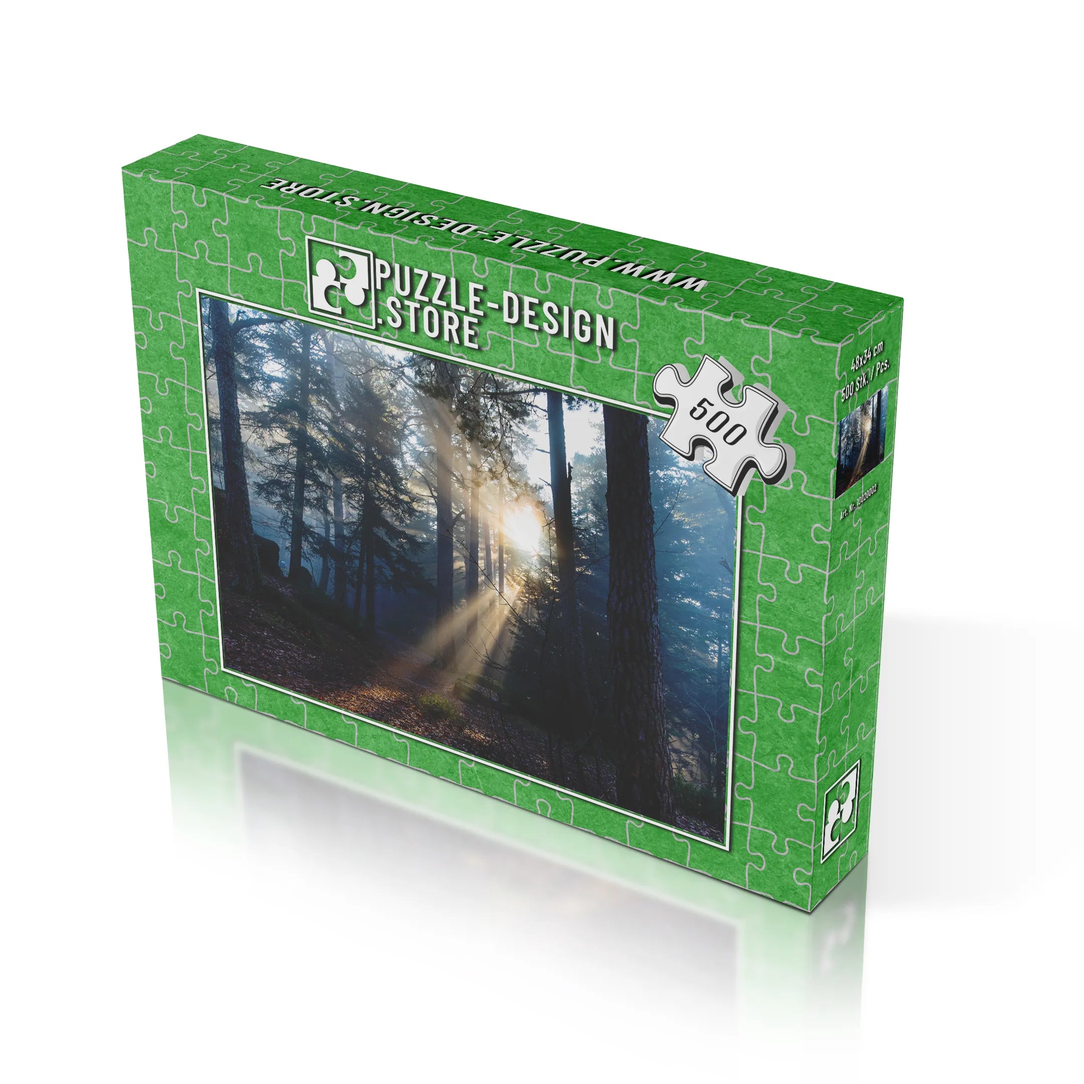 Lumière du matin dans la forêt