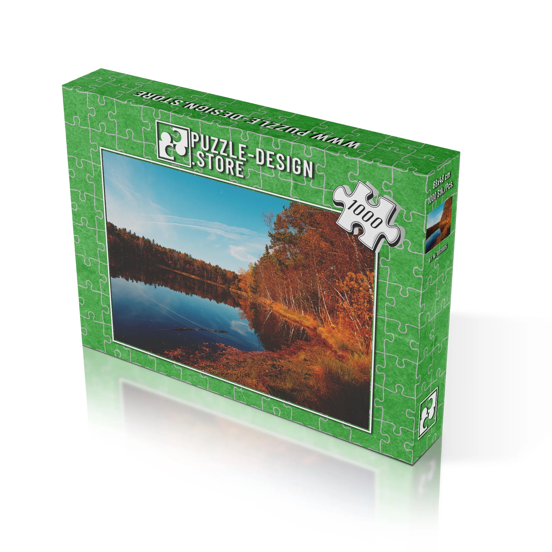 Herbstlicher Seeuferblick