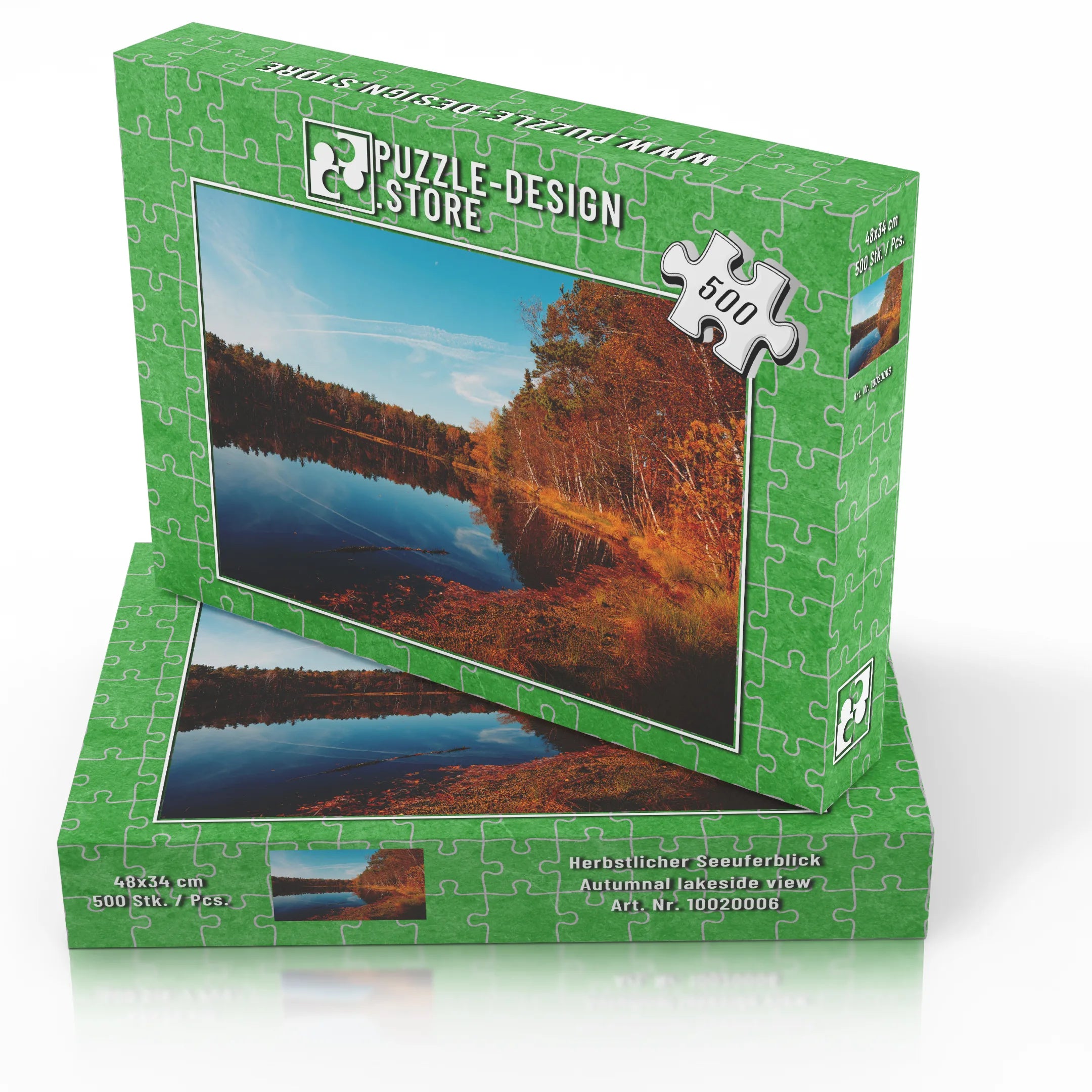 Herbstlicher Seeuferblick