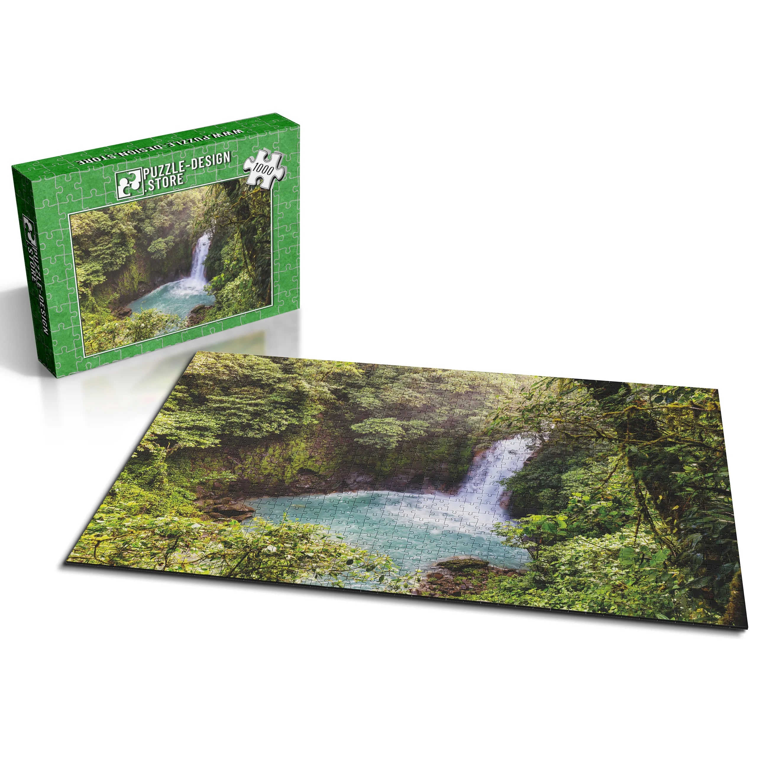 Versteckter Dschungelwasserfall