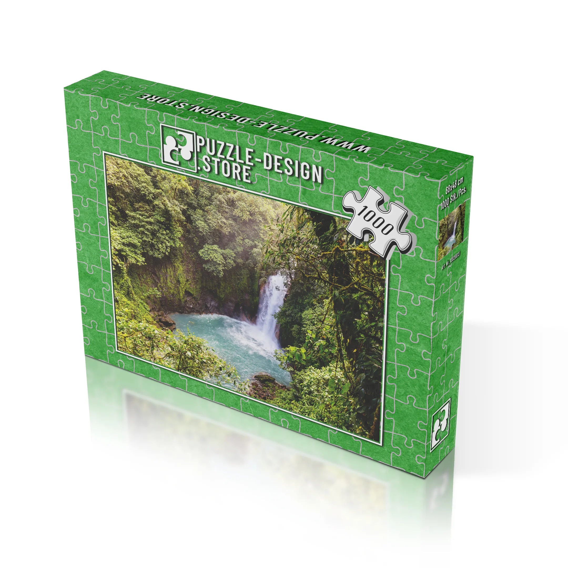 cascade cachée dans la jungle