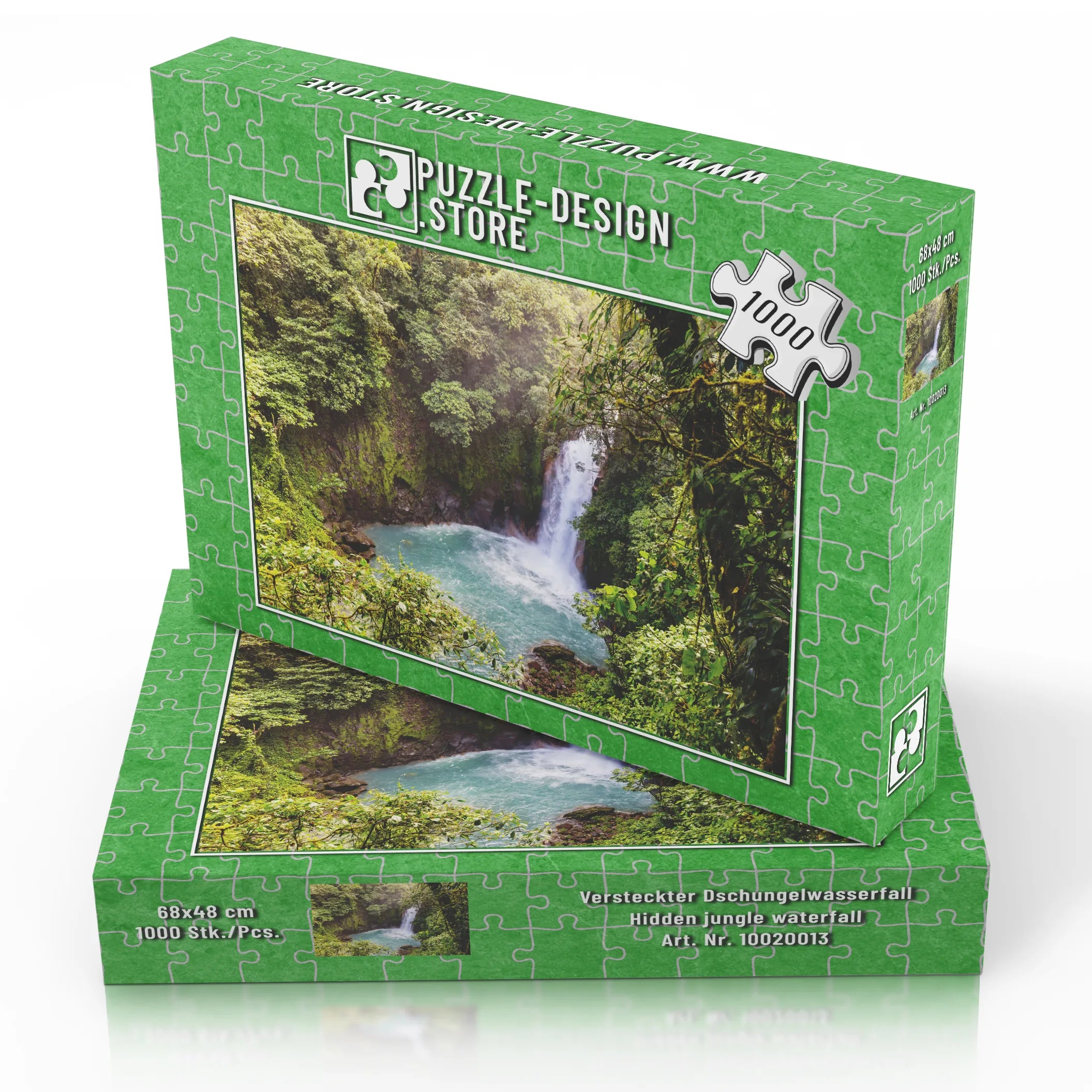 cascade cachée dans la jungle