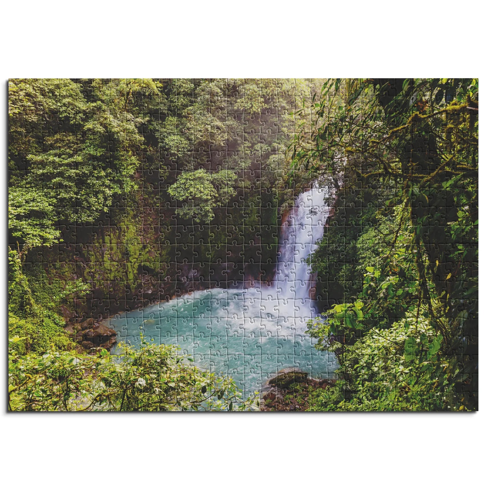 Versteckter Dschungelwasserfall