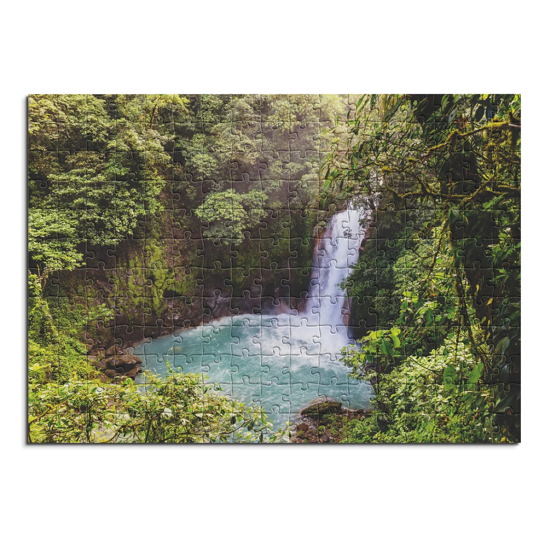 Versteckter Dschungelwasserfall