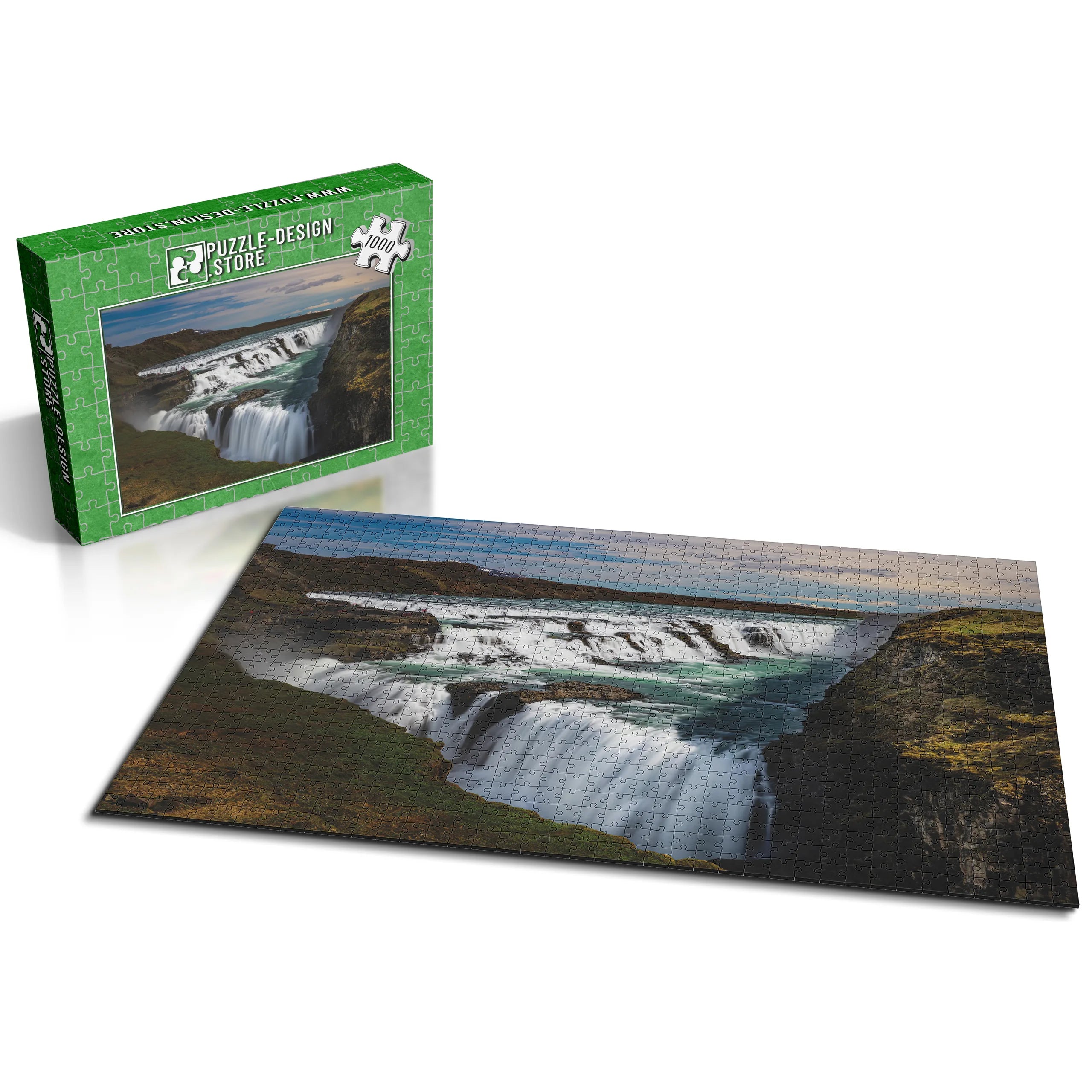 Iceland Wasserfall Gulfoss