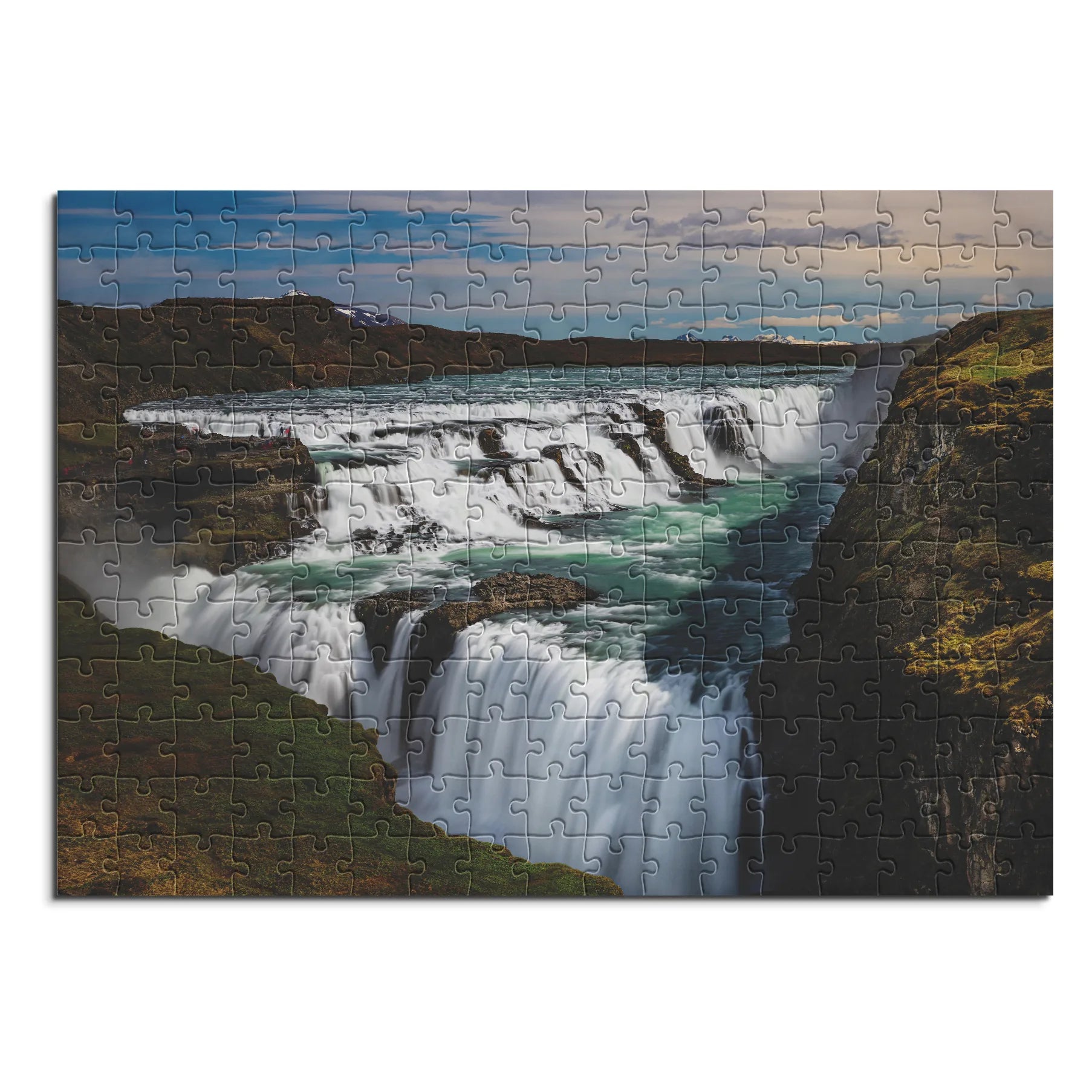 Iceland Wasserfall Gulfoss
