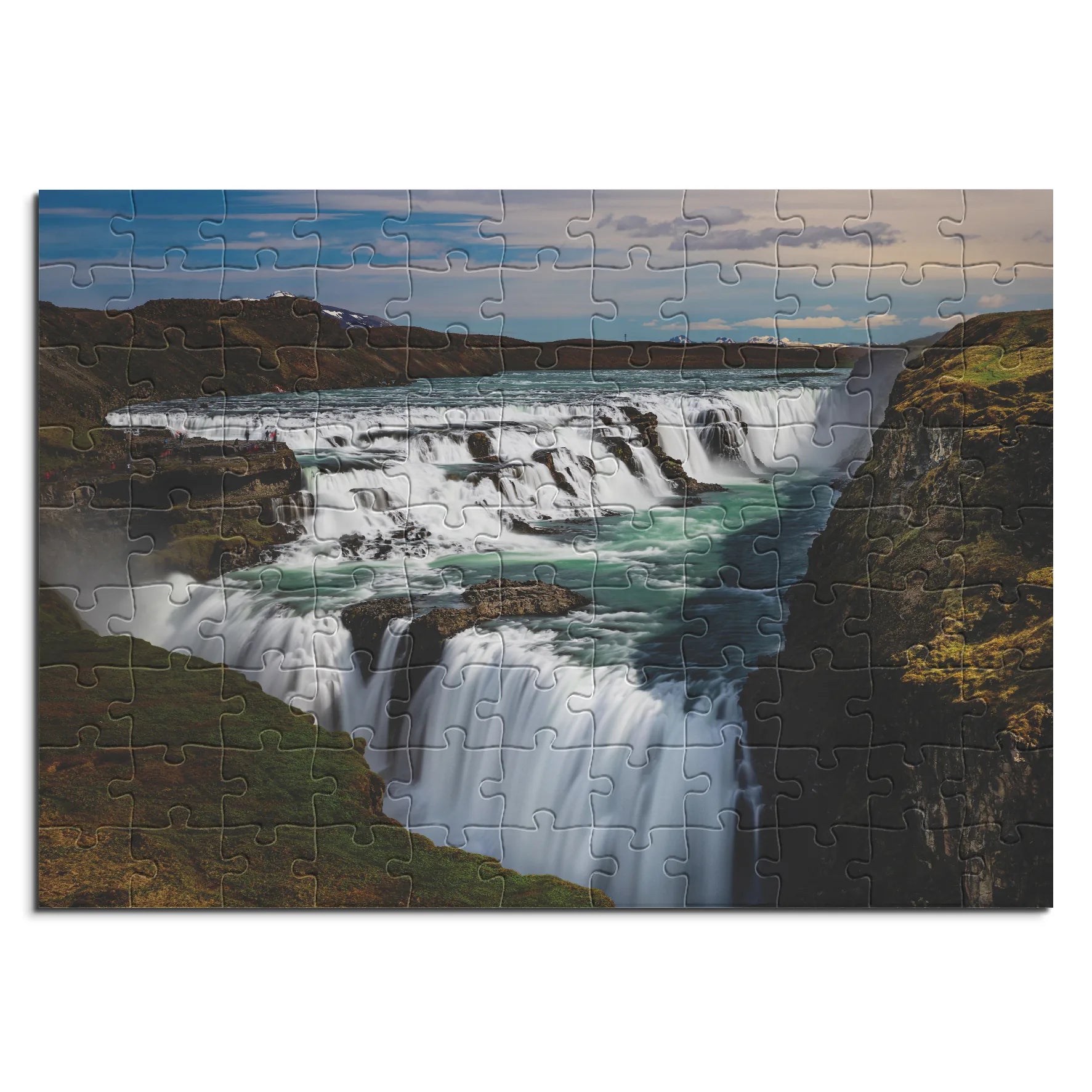 Iceland Wasserfall Gulfoss